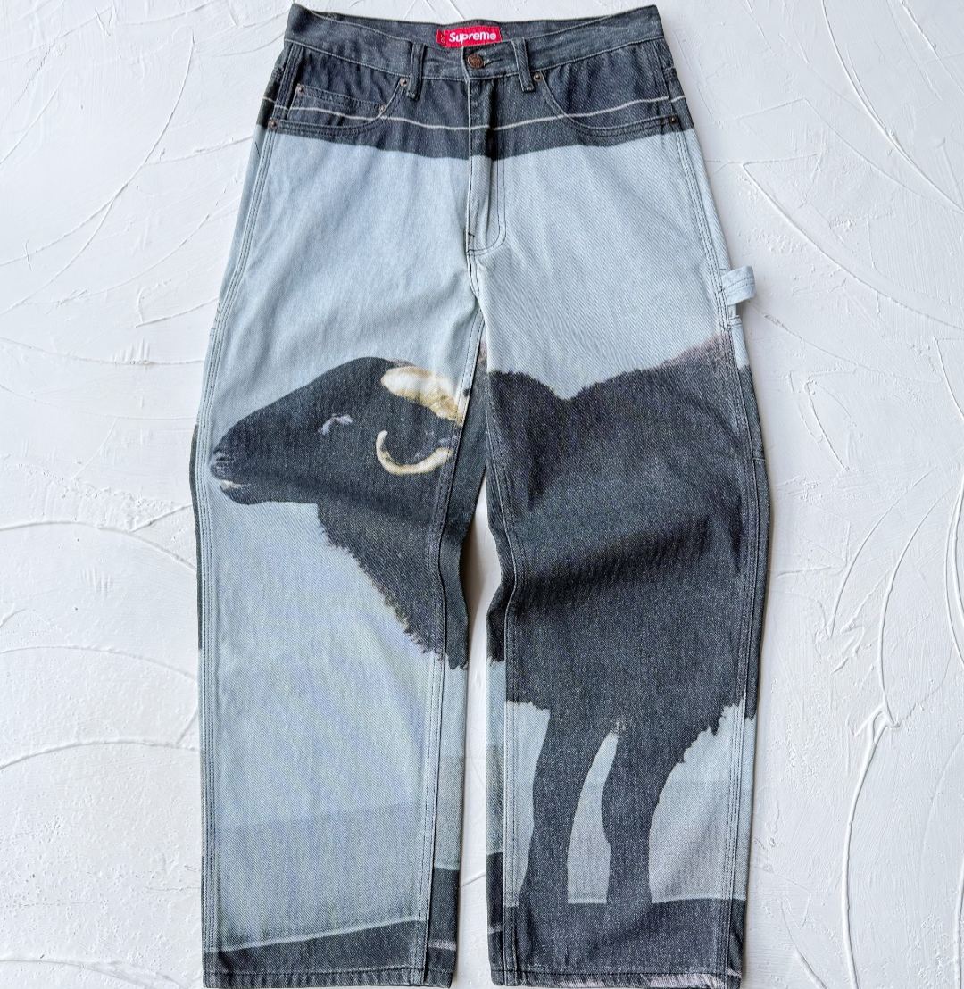 Supreme SS25 Damien Hirst Painter Jeans（SUP-SS25-004）
