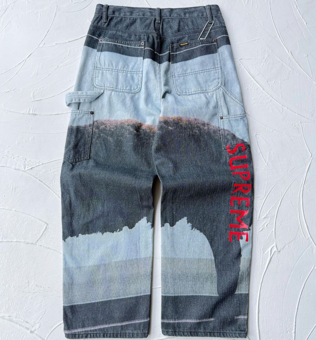 Supreme SS25 Damien Hirst Painter Jeans（SUP-SS25-004）