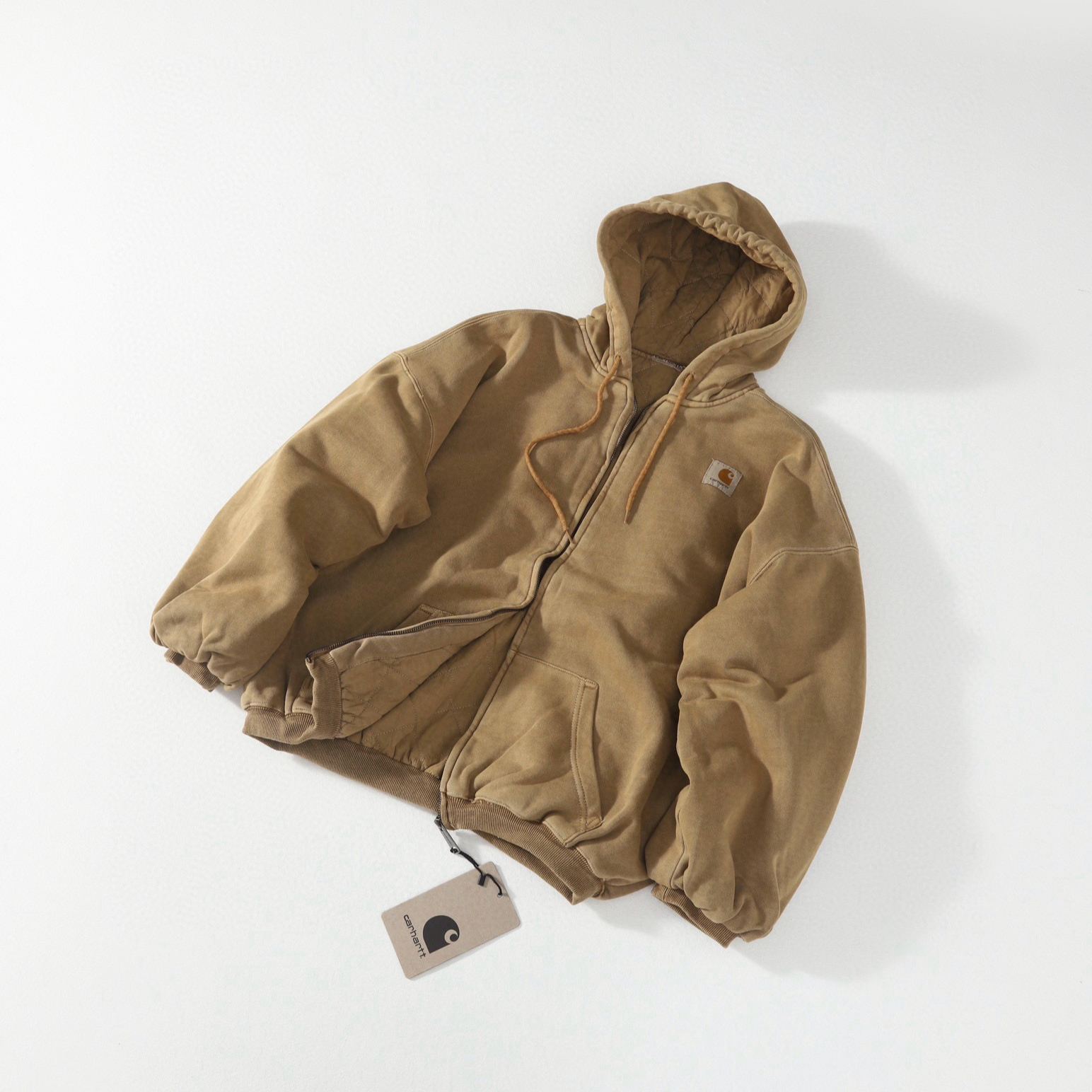 Carhartt  Cotton Hoodie（I029524-0WG-GD）