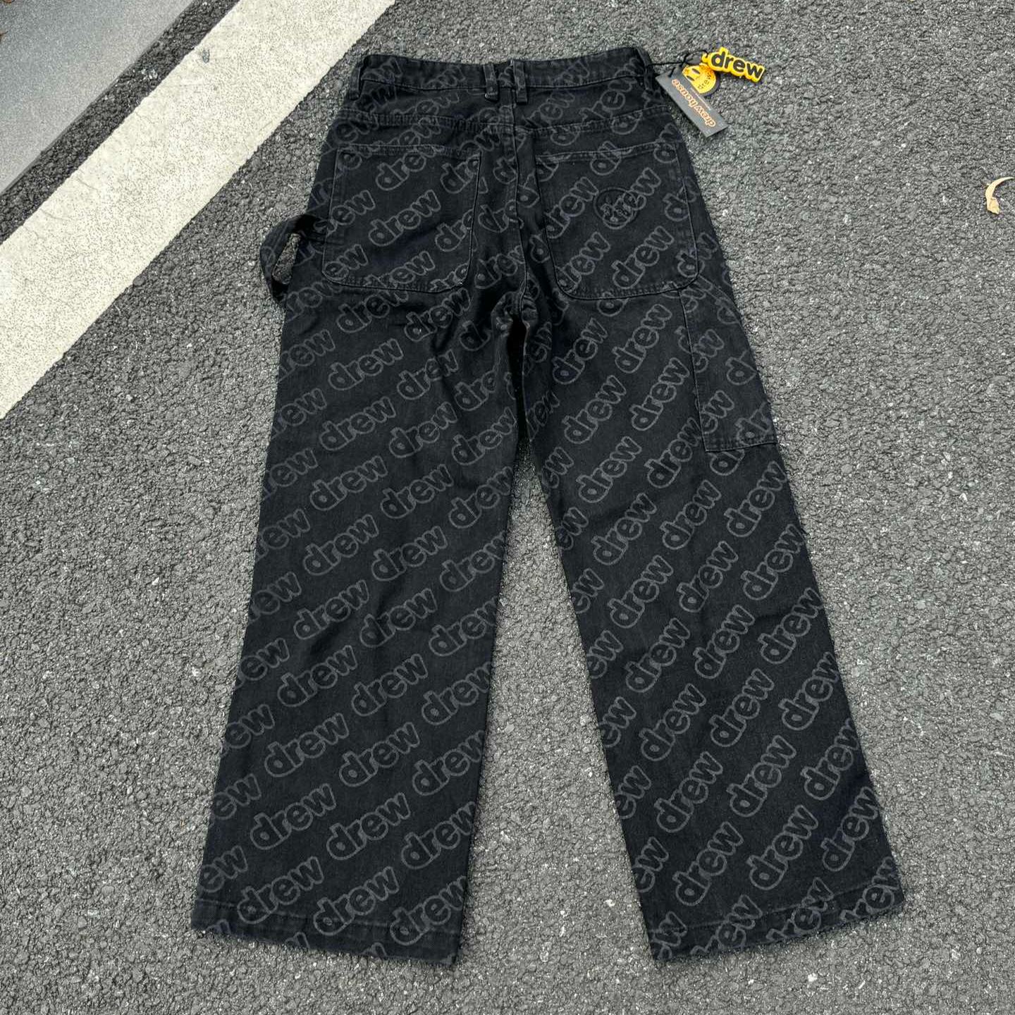 Drew House Carpenter Jean "Black Secret Repeat"（DR-SS22-363）