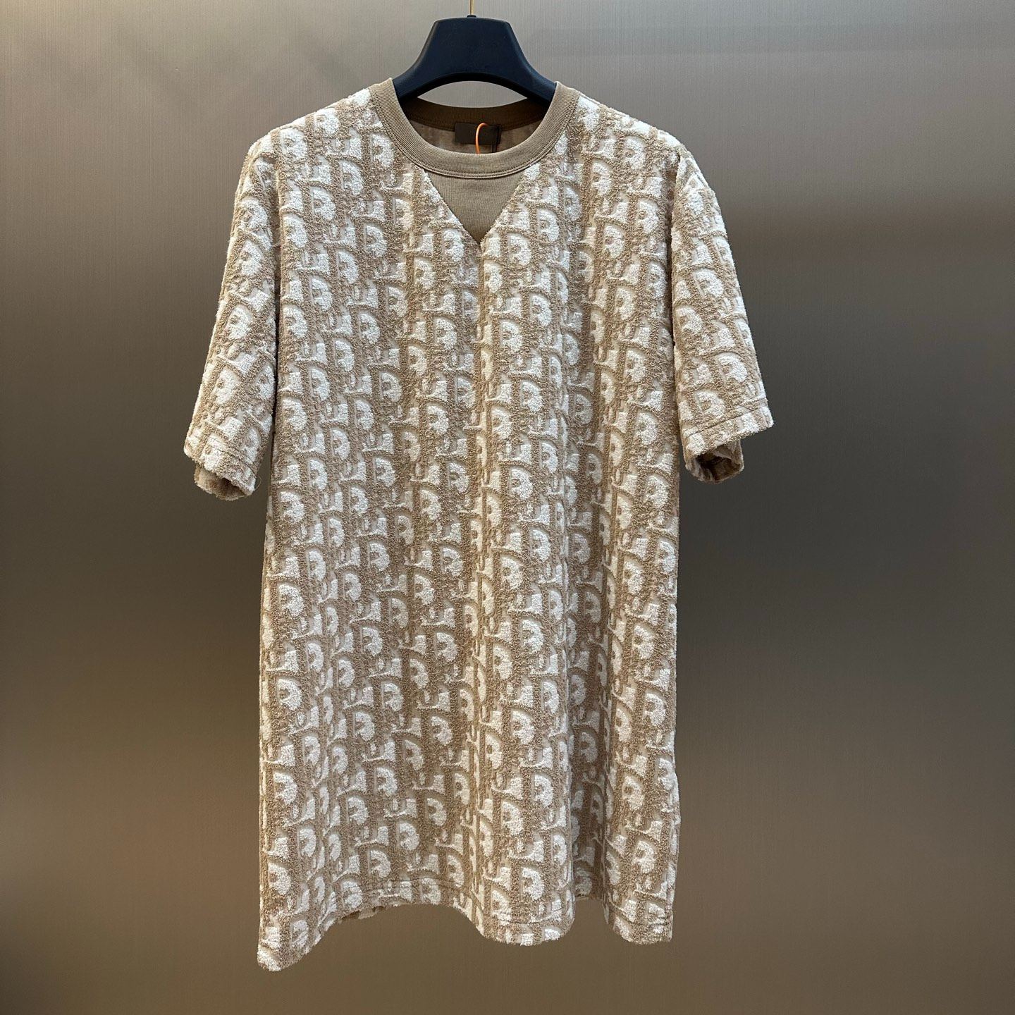 DIOR SS24 Logo Print Crewneck Loose Fit T-Shirt（483J646A0906-C181）