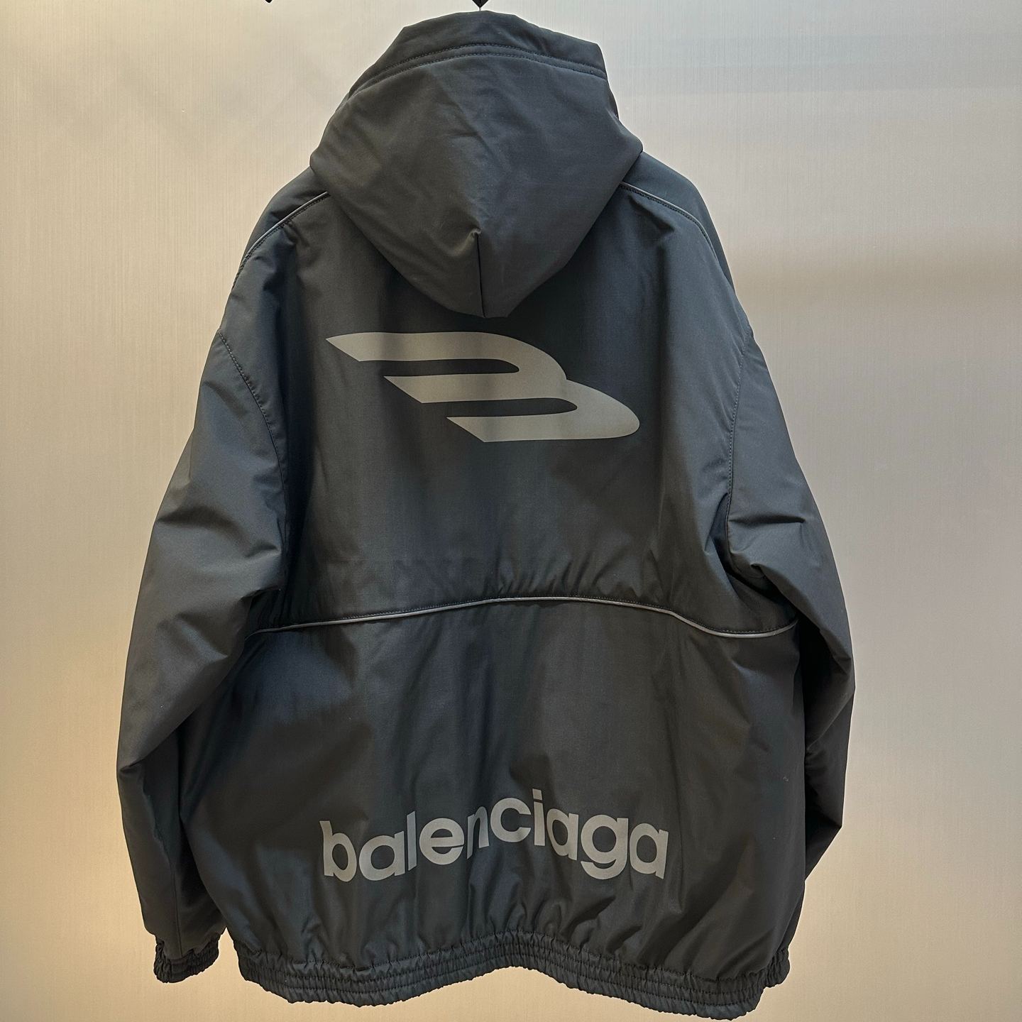Balenciaga 3B Sports Icon Ski Tracksuit Parka Black（857736TPO411000）