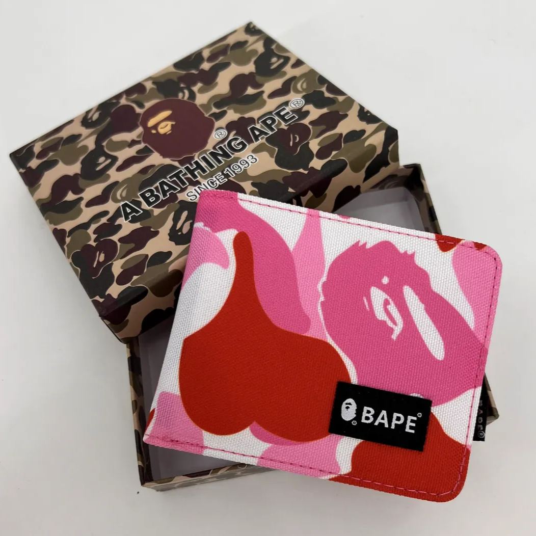 supreme/stussy/bape compact wallet