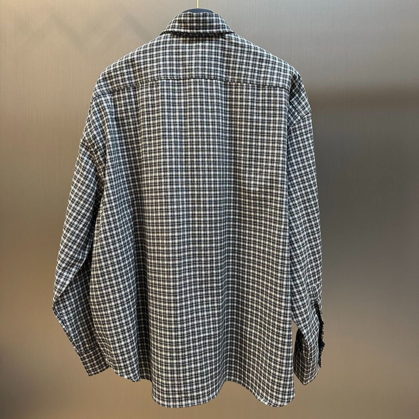 Acne Studios Check Shirt Black/White (BB0667-J83）