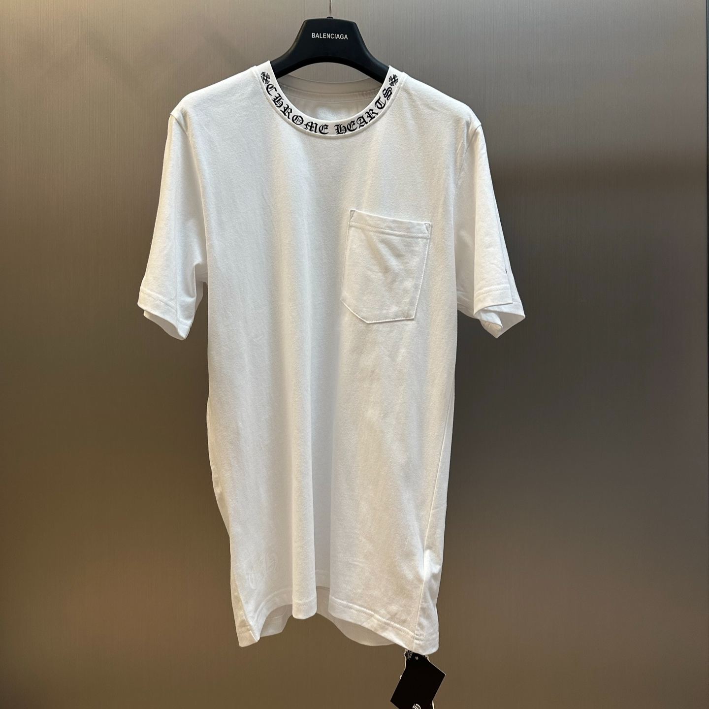 Chrome Hearts Neckline Letter Print T-shirt（CH-0542）