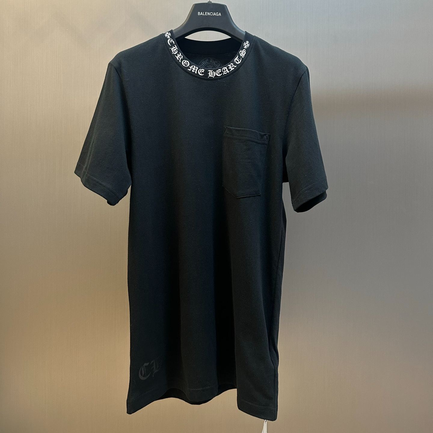 Chrome Hearts Neckline Letter Print T-shirt（CH-0542）