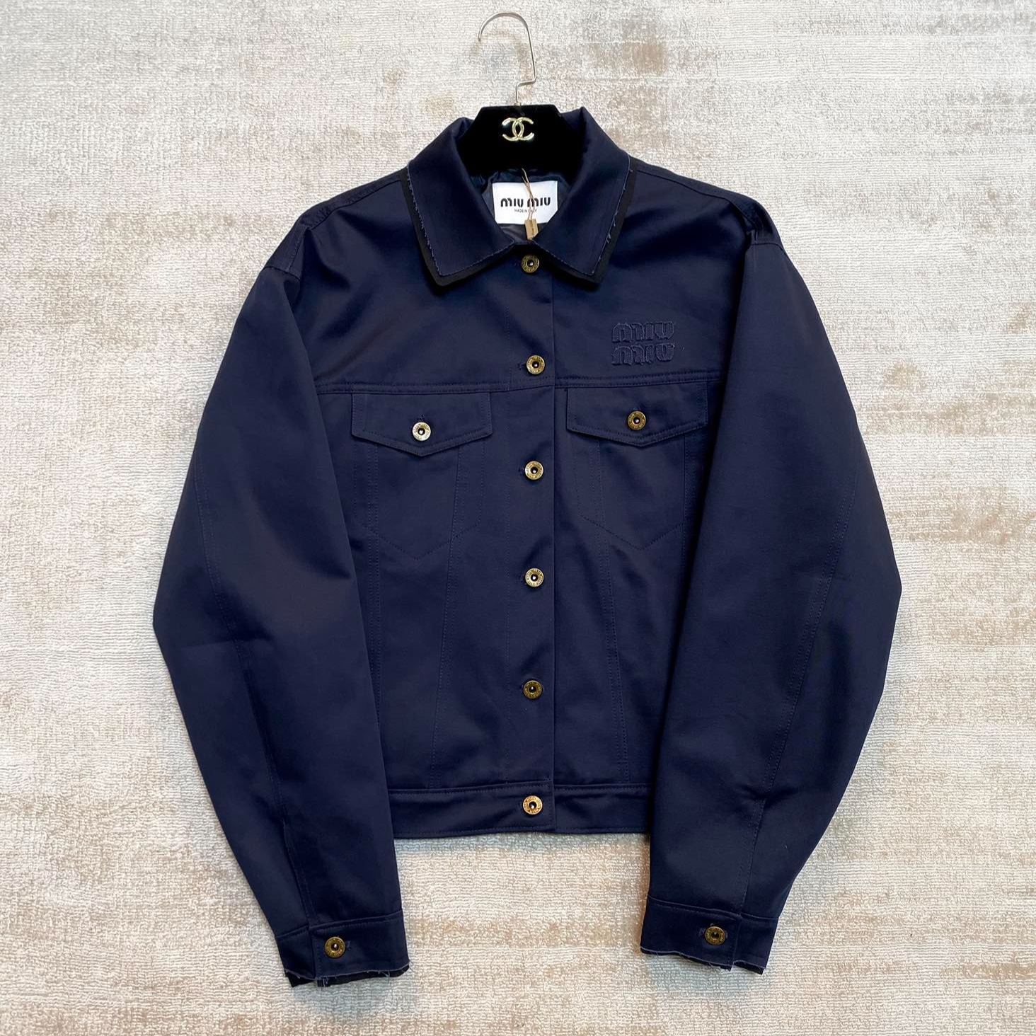 MIU MIU Chino Blouson Jacket（ML1063-1UPX-F0008-S-OOO）