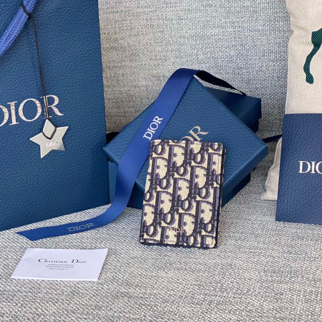 Dior folding card holder（2ESCH138YSE-H03E）