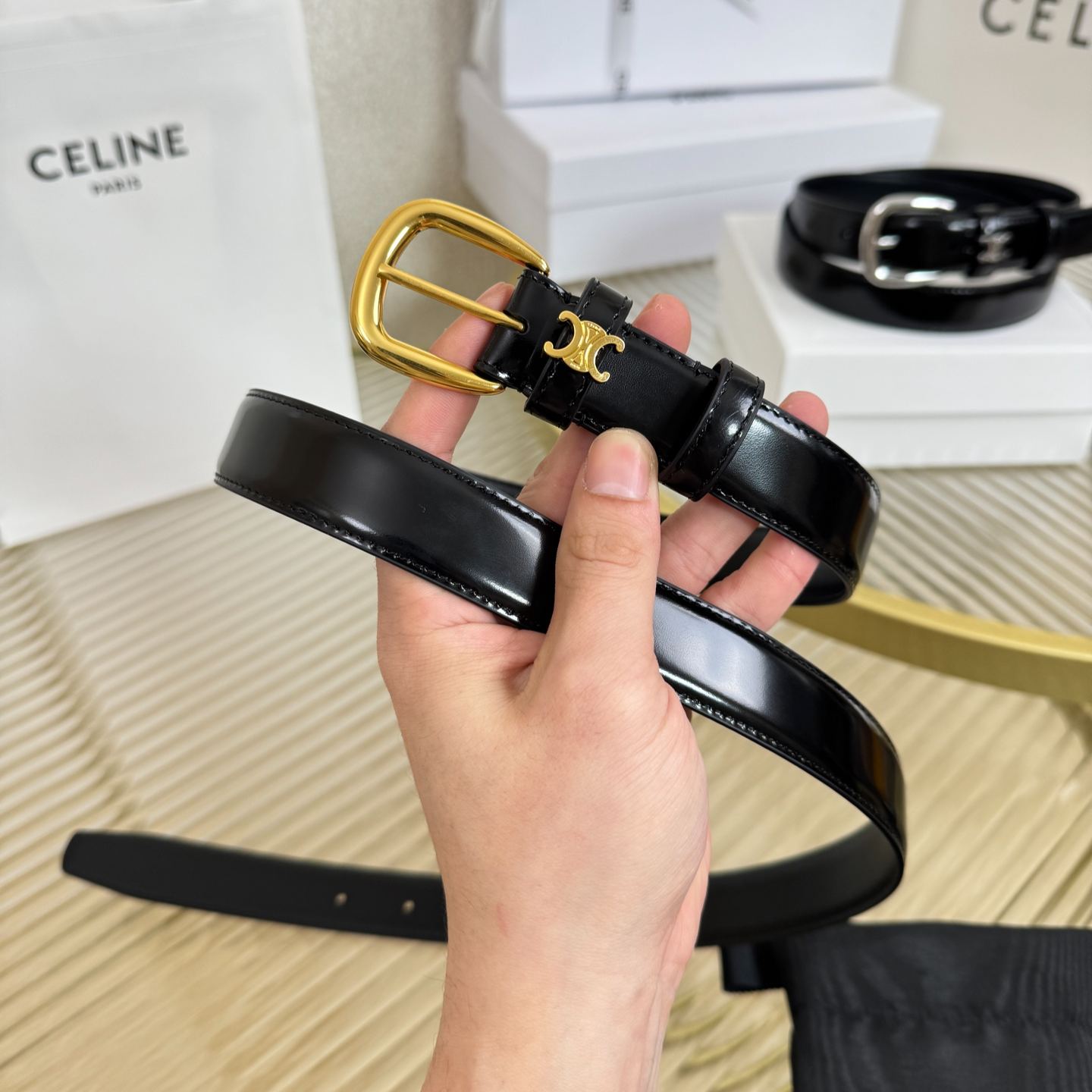 CELINE BELTS - Unisex（45BNN3A0128DG）