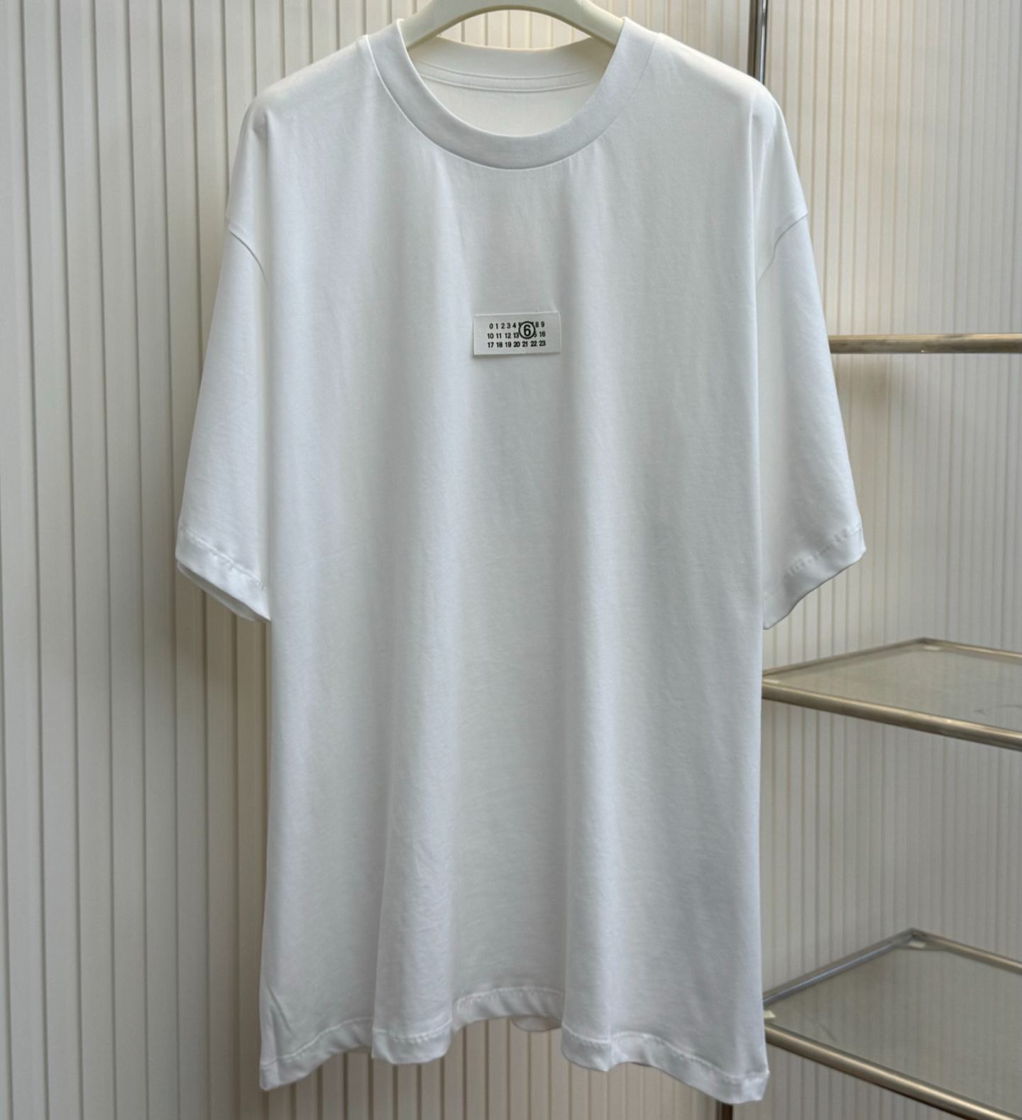 MM6 Maison Margiela Men's Numeric Signature - T-Shirt "Black"(SH0GC0033S24312900）