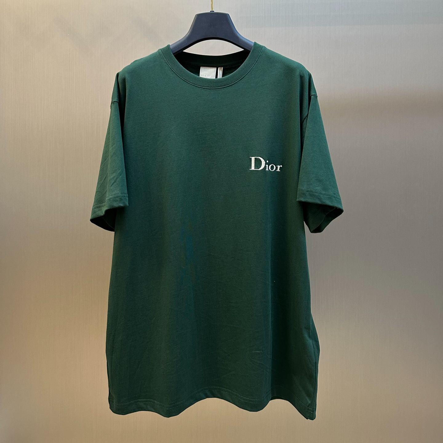 Dior Homme Logo Embroidered Short-Sleeved T-Shirt（683J606A0677-C680）