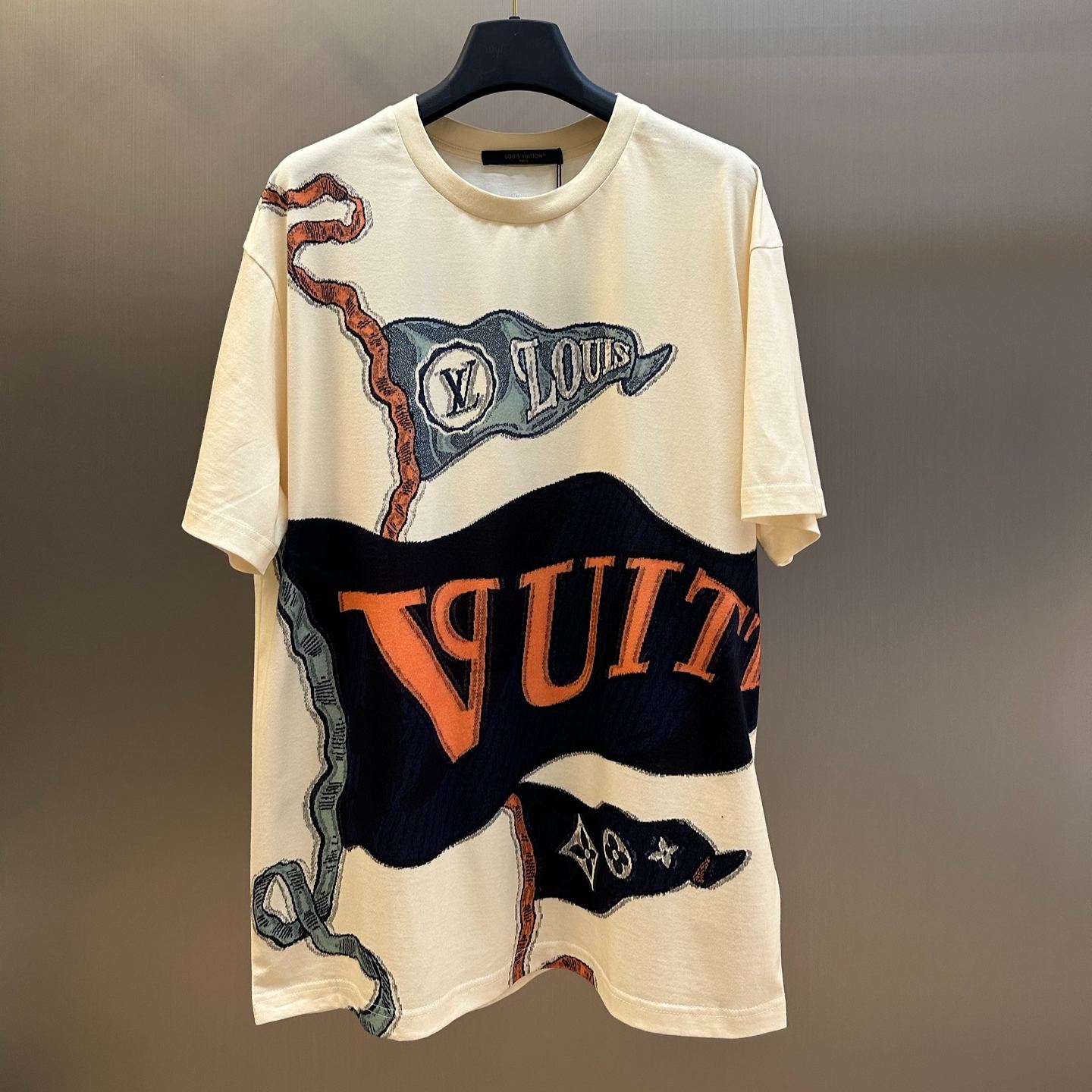 Louis Vuitton geometric inlay T-shirt（1AIHZZ）