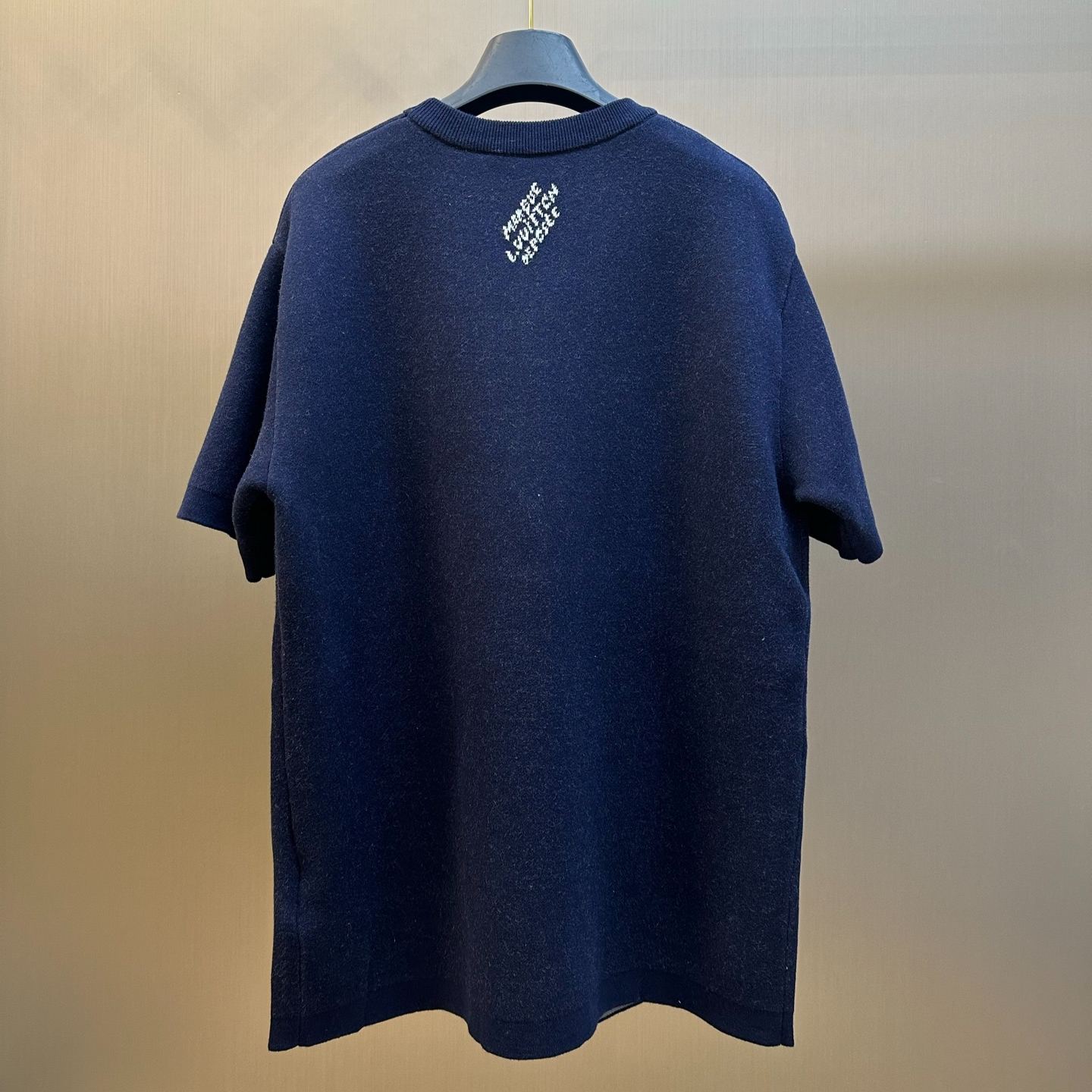 LOUIS VUITTON short-sleeved jacquard crew neck shirt（1AJBVD）
