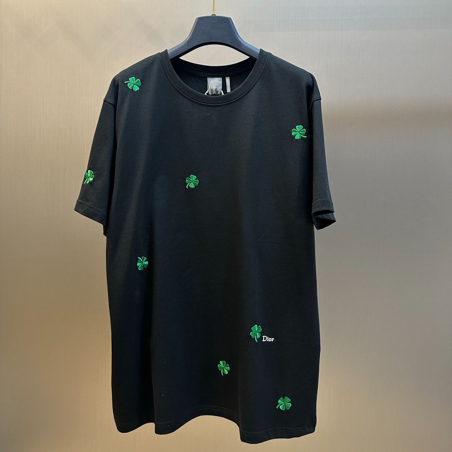 Dior clover embroidered T-shirt（683J615A3036-C986）