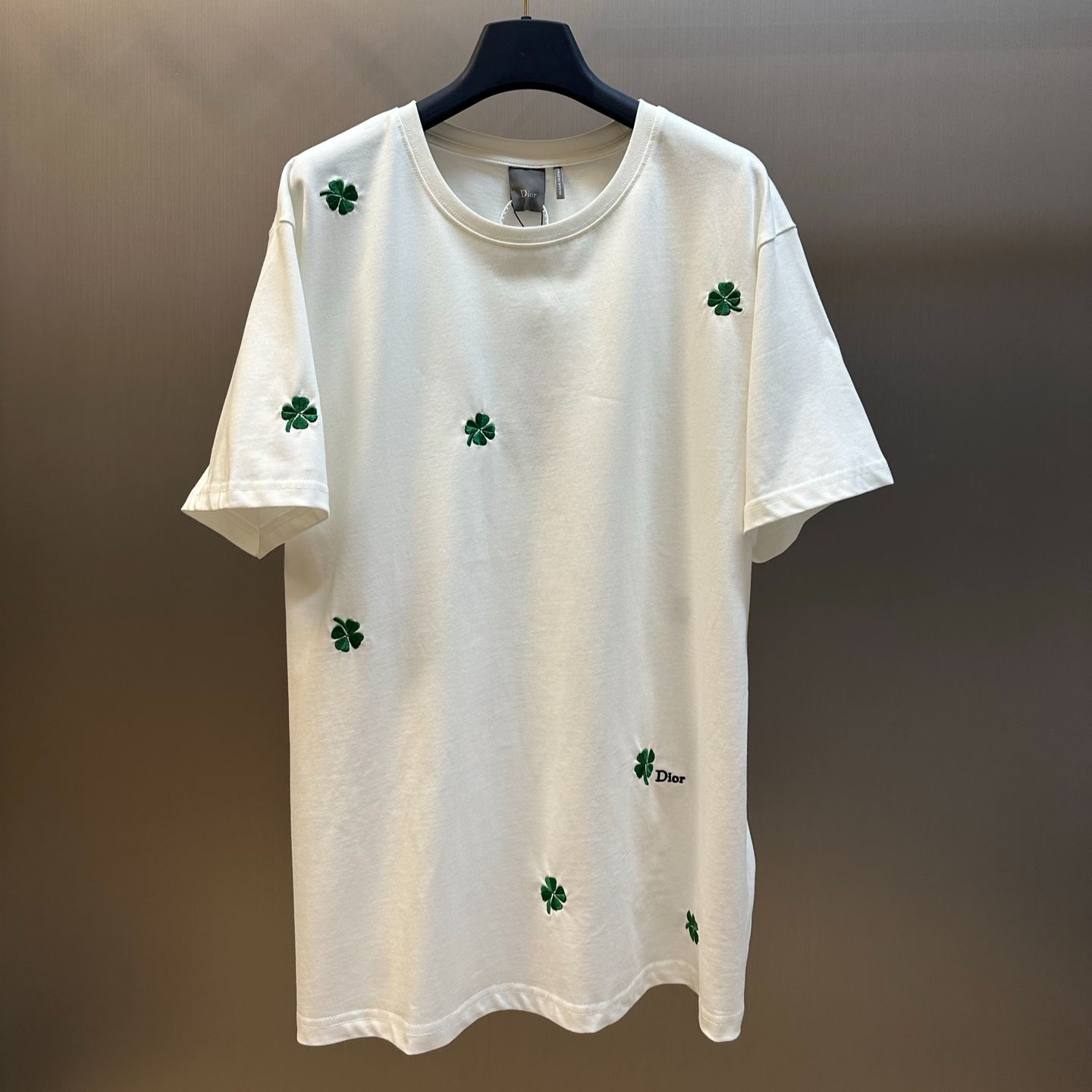 Dior clover embroidered T-shirt（683J615A3036-C986）