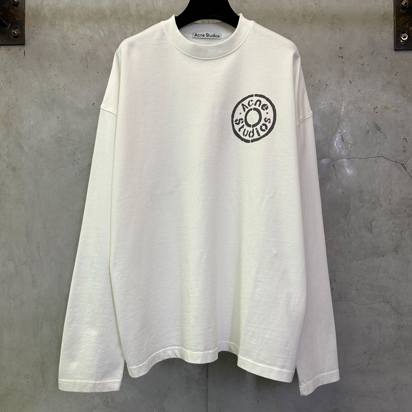 Acne Studios Logo Detailed Crewneck T-Shirt (CL0428-183）