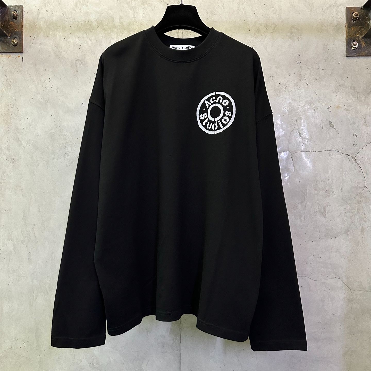 Acne Studios Logo Detailed Crewneck T-Shirt (CL0428-183）