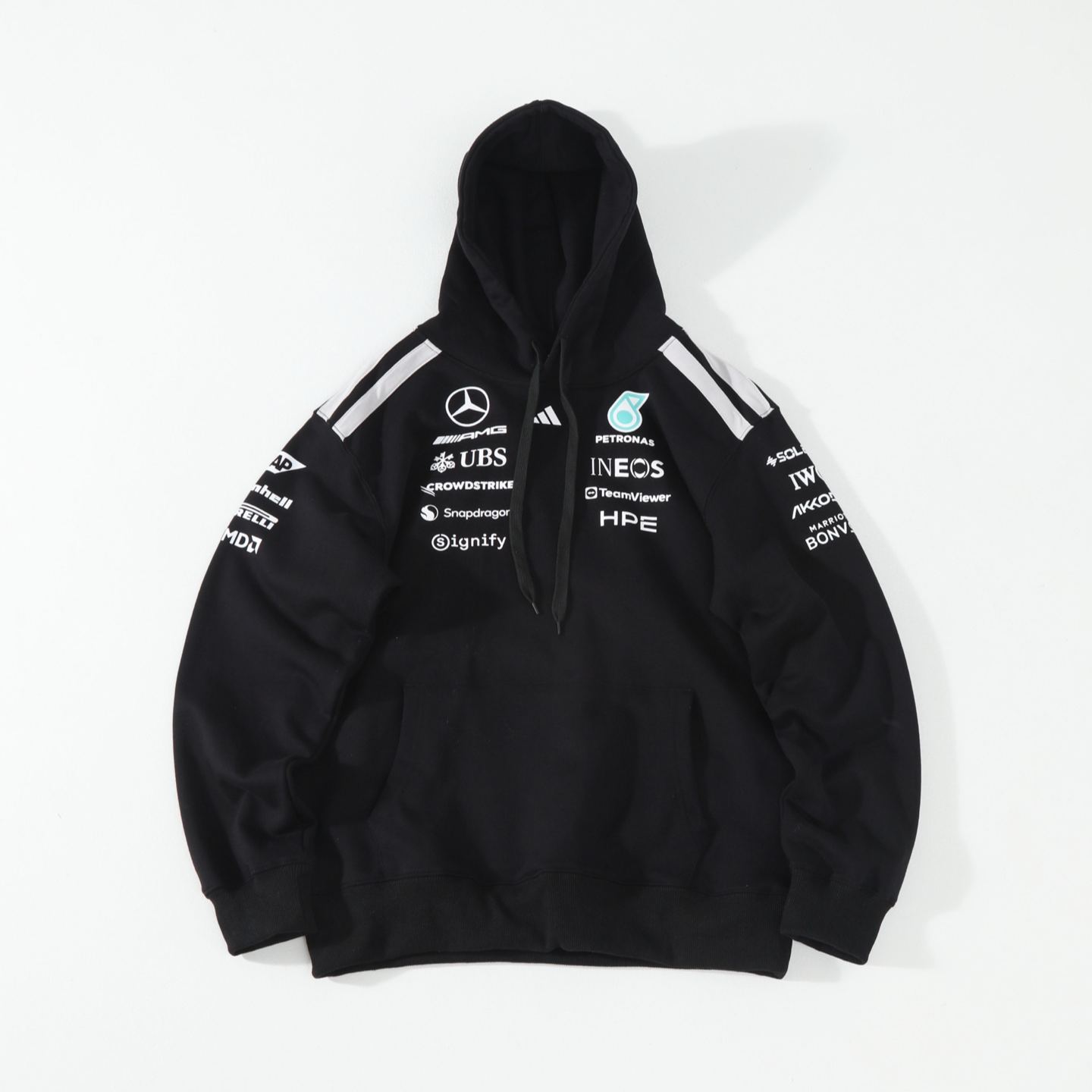 adidas MERCEDES - AMG PETRONAS FORMULA 1 TEAM DRIVER HOOD Sweatshirt (KF0166）