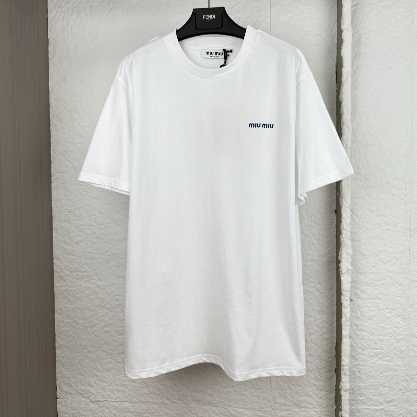 Miu Miu T-Shirt With Logo（MJN545-146Z-F0UB0）