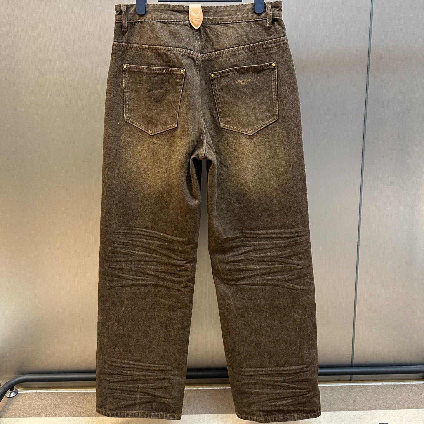 Louis Vuitton Coffee Indigo Denim Skate Pants（1AJUEJ）