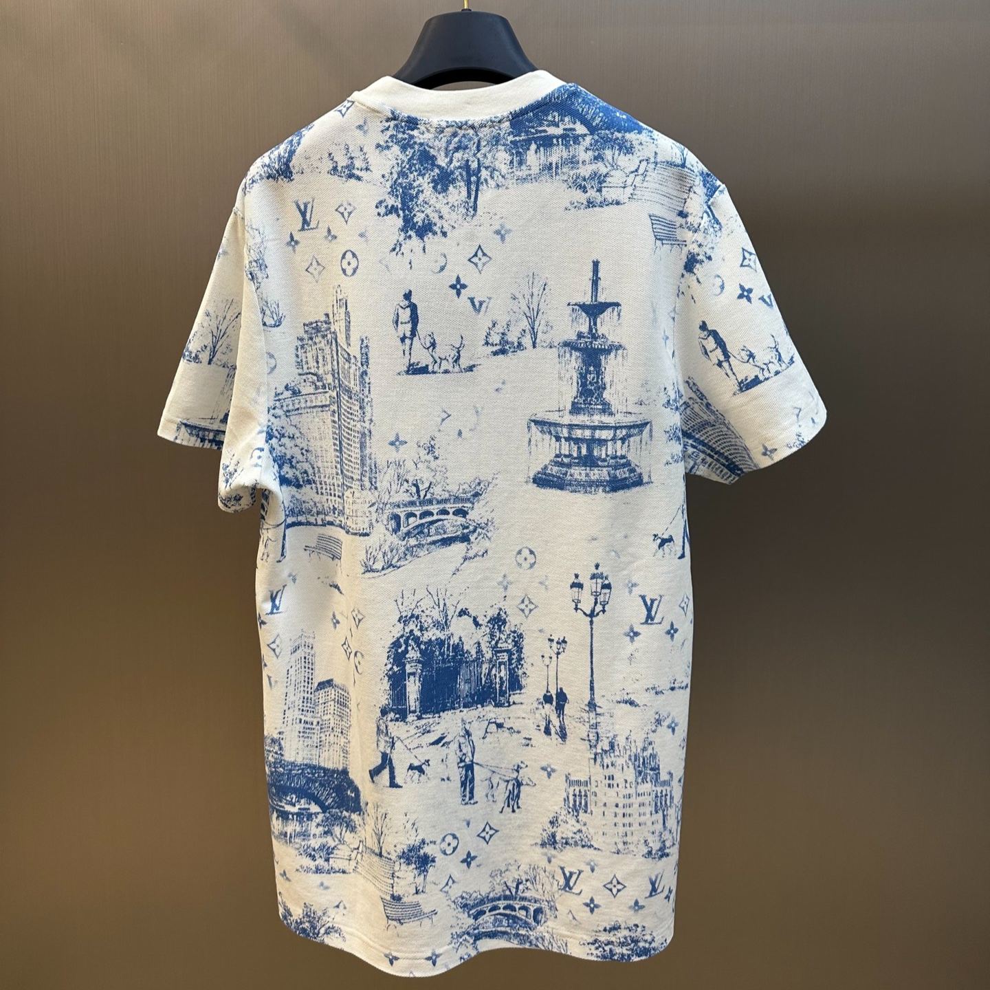 LOUIS VUITTONPrinted Cotton T-shirt（1AGJYZ）
