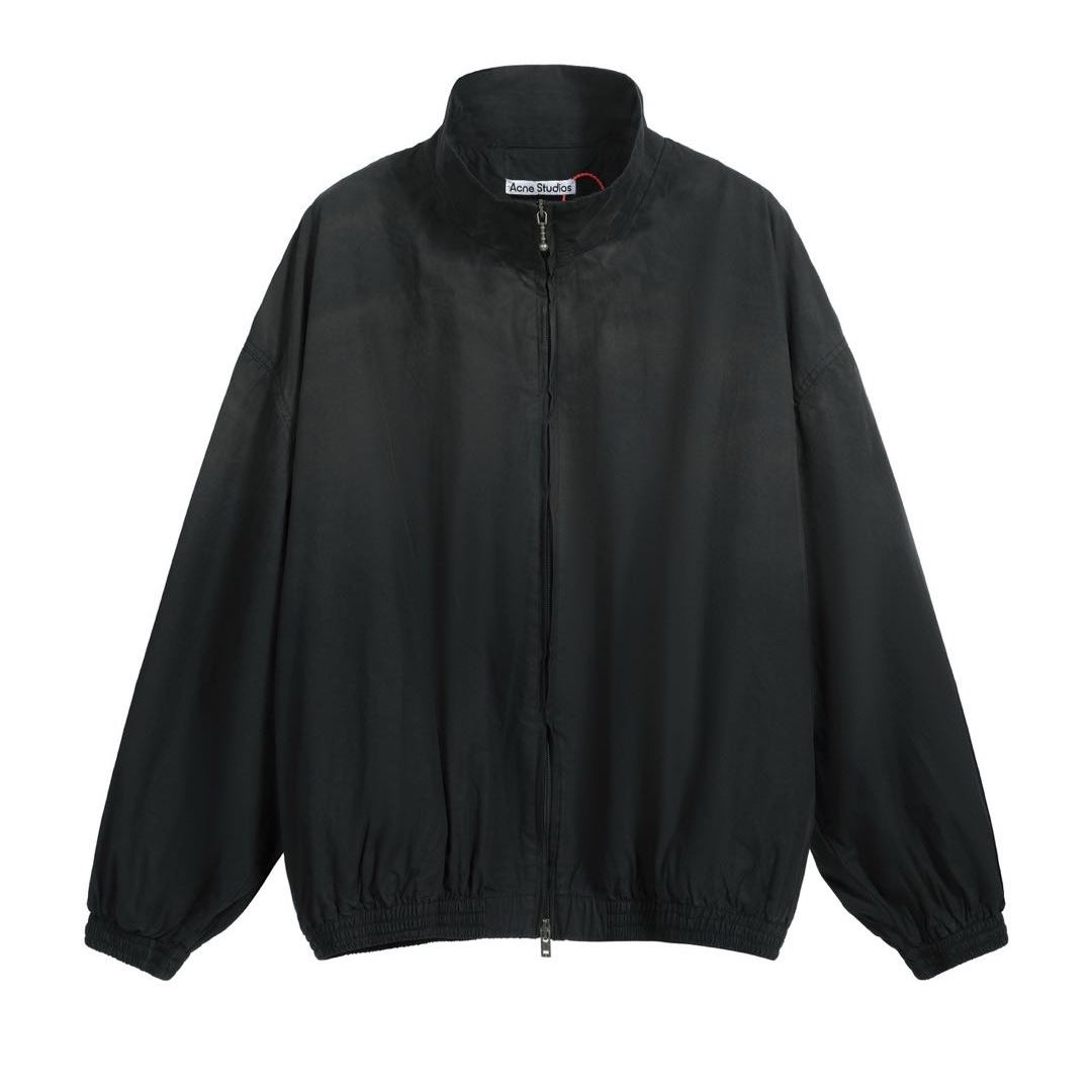 Acne Studios Printed Logo Zipper Jacket (B90791-910）