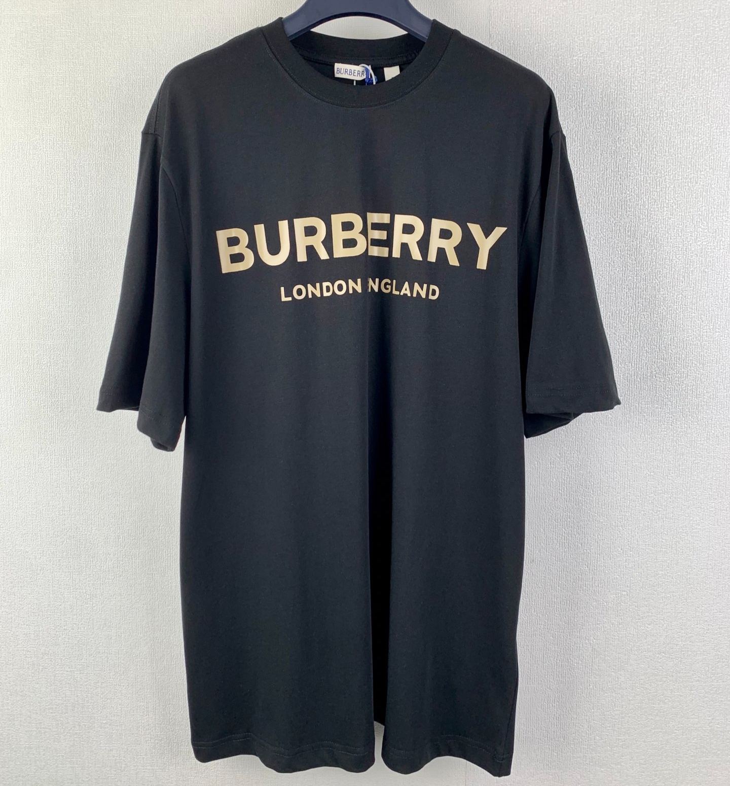 BURBERRY Round Neck T-shirt In Black（81042291）