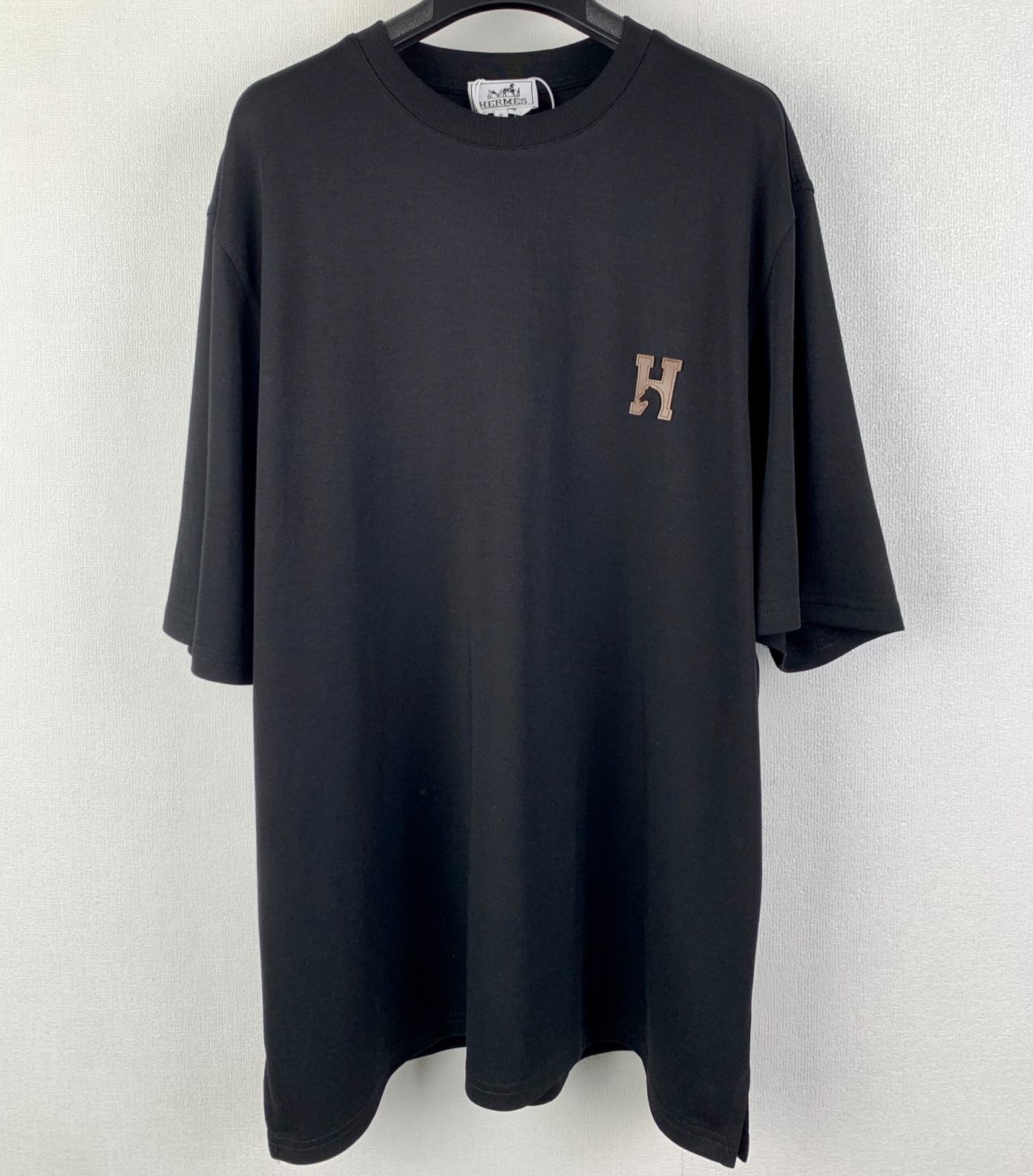 Hermes H'Cheval Leather Detail T-Shirt（H567810HA90）