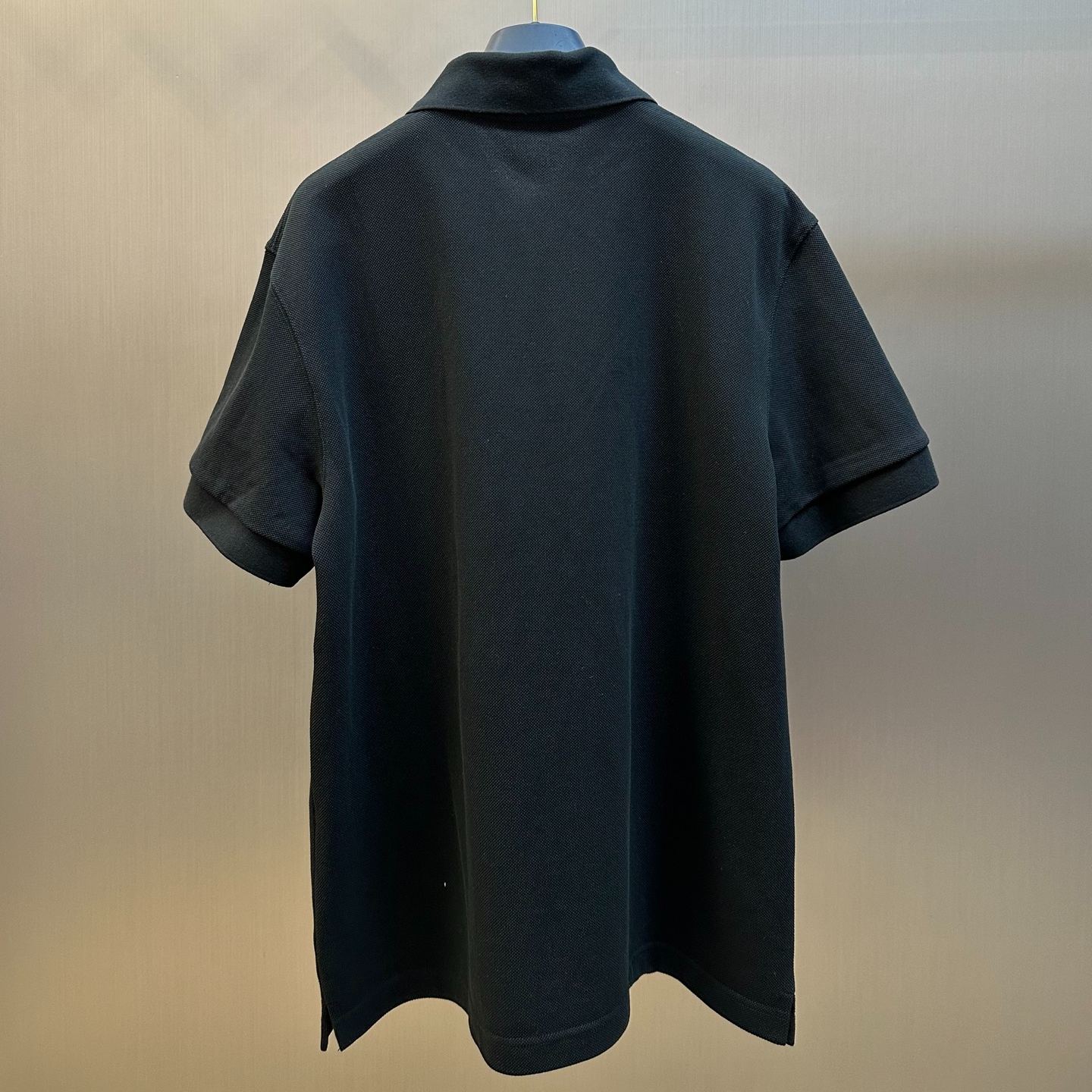 PRADA White Piqué Polo Shirt  (UJN444-XGS-F0002-S-WM3）