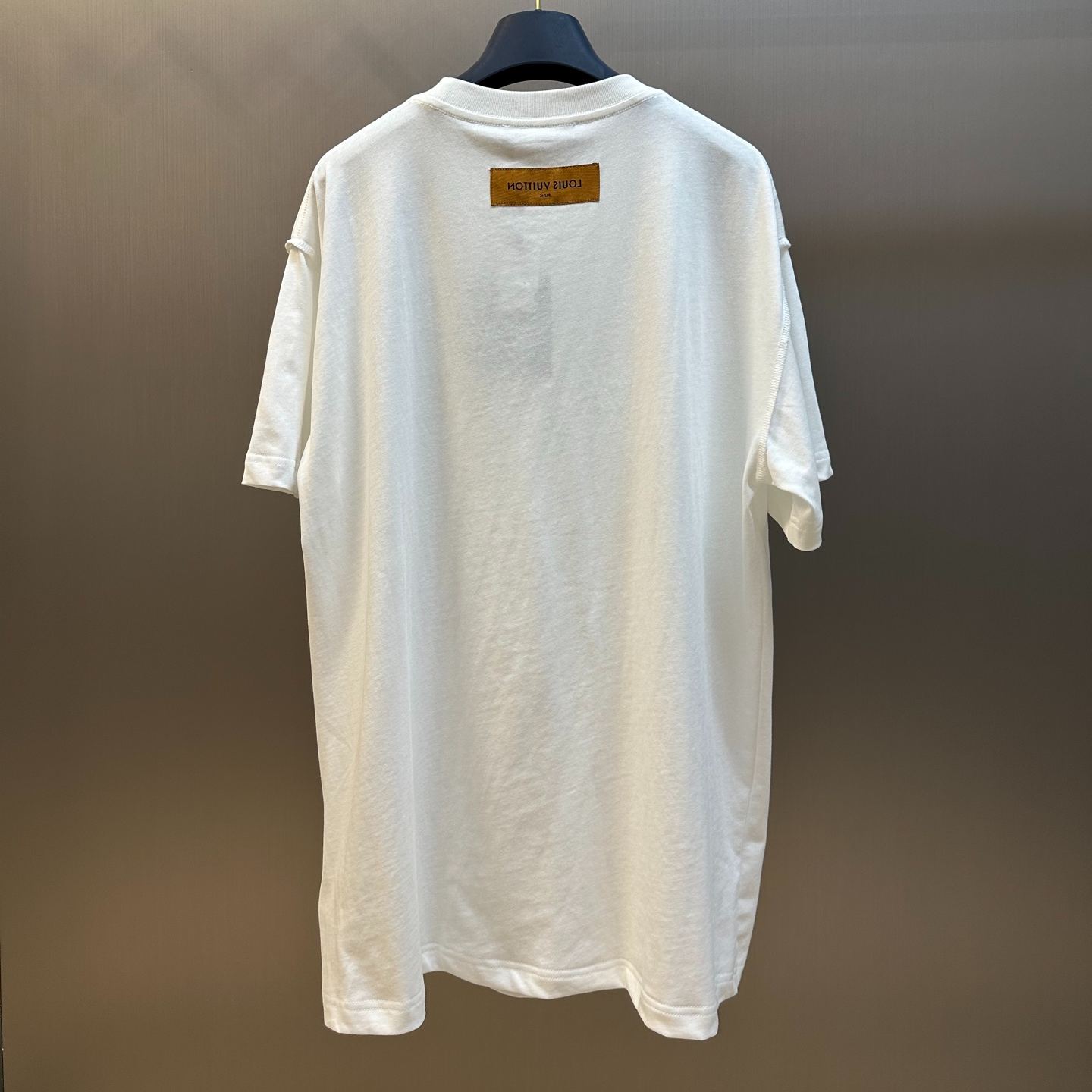 LOUIS VUITTONLV Casual Comfort Crewneck Short Sleeve For Men White（1A8GUS）