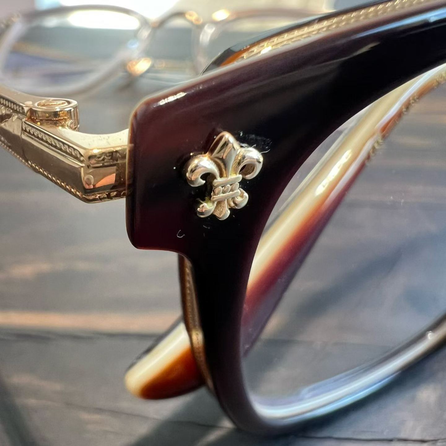 CHROME HEARTS STRAPADICTOME CRYS/GP 51 BS Flare Wellington Men's/Women's (CHROME HEARTS 419)