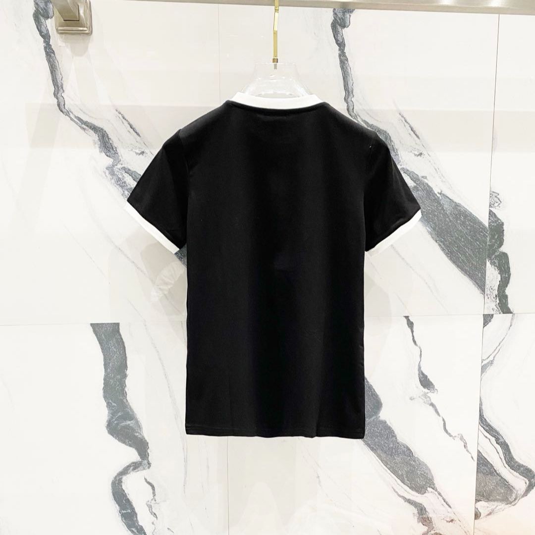 CELINE PARIS T-shirt in cotton jersey (2X872501F-01NB）
