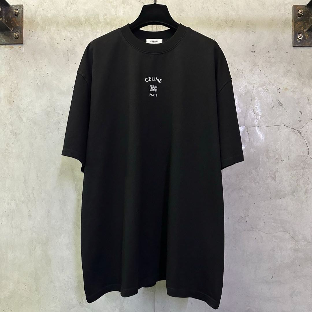 CELINE t-shirt IN cotton jersey(RX0LA1242-38AW）