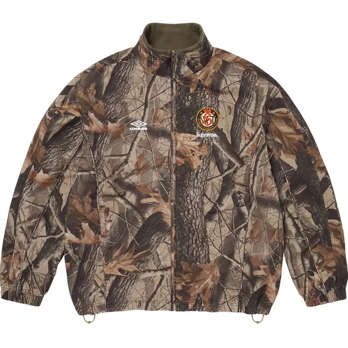 Supreme x Umbro Cotton Ripstop Track Jacket (26SS) "Realtree Hardwoods Camo"（SUP-SS26-009）