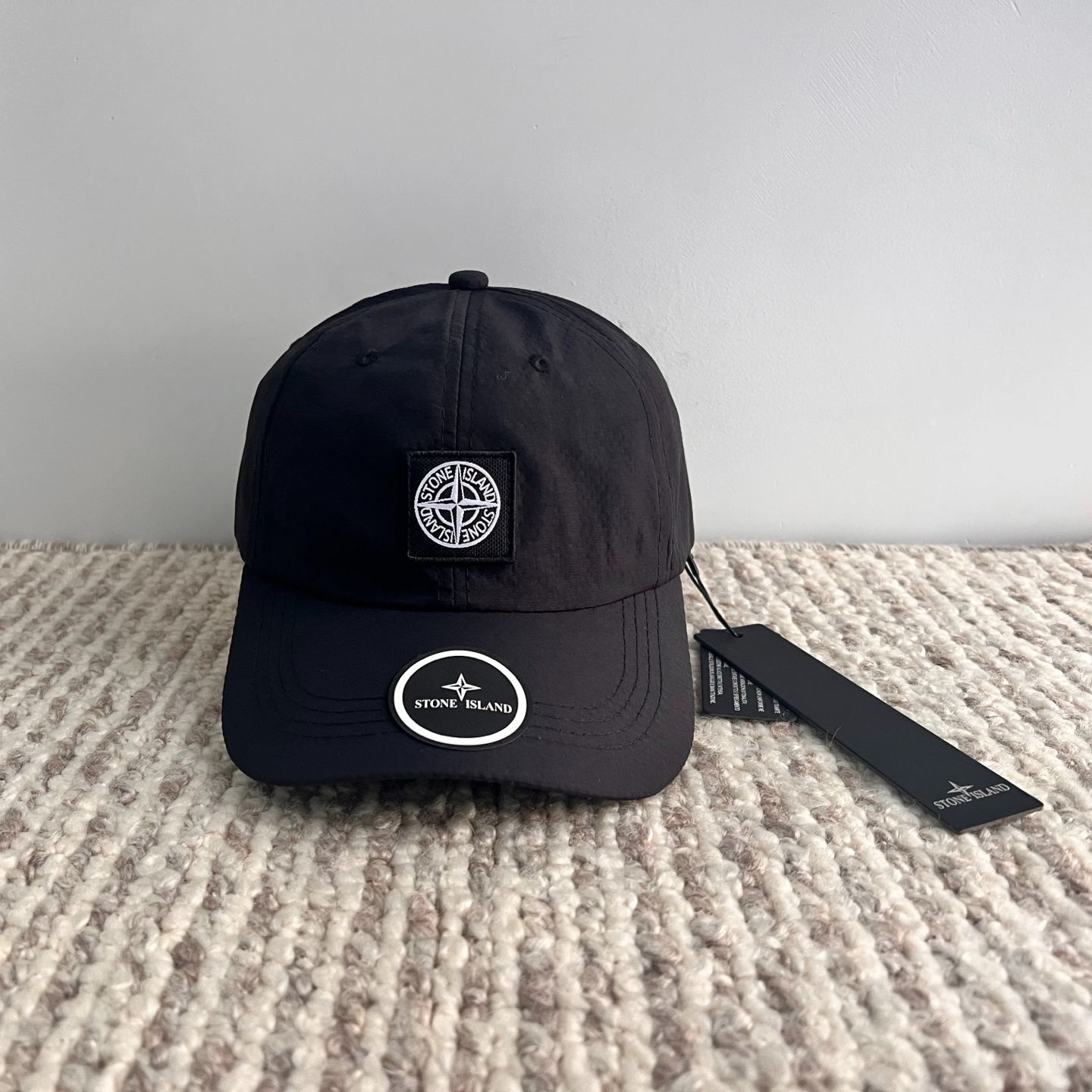Stone Island Compass-patch baseball cap（9100001-Black）