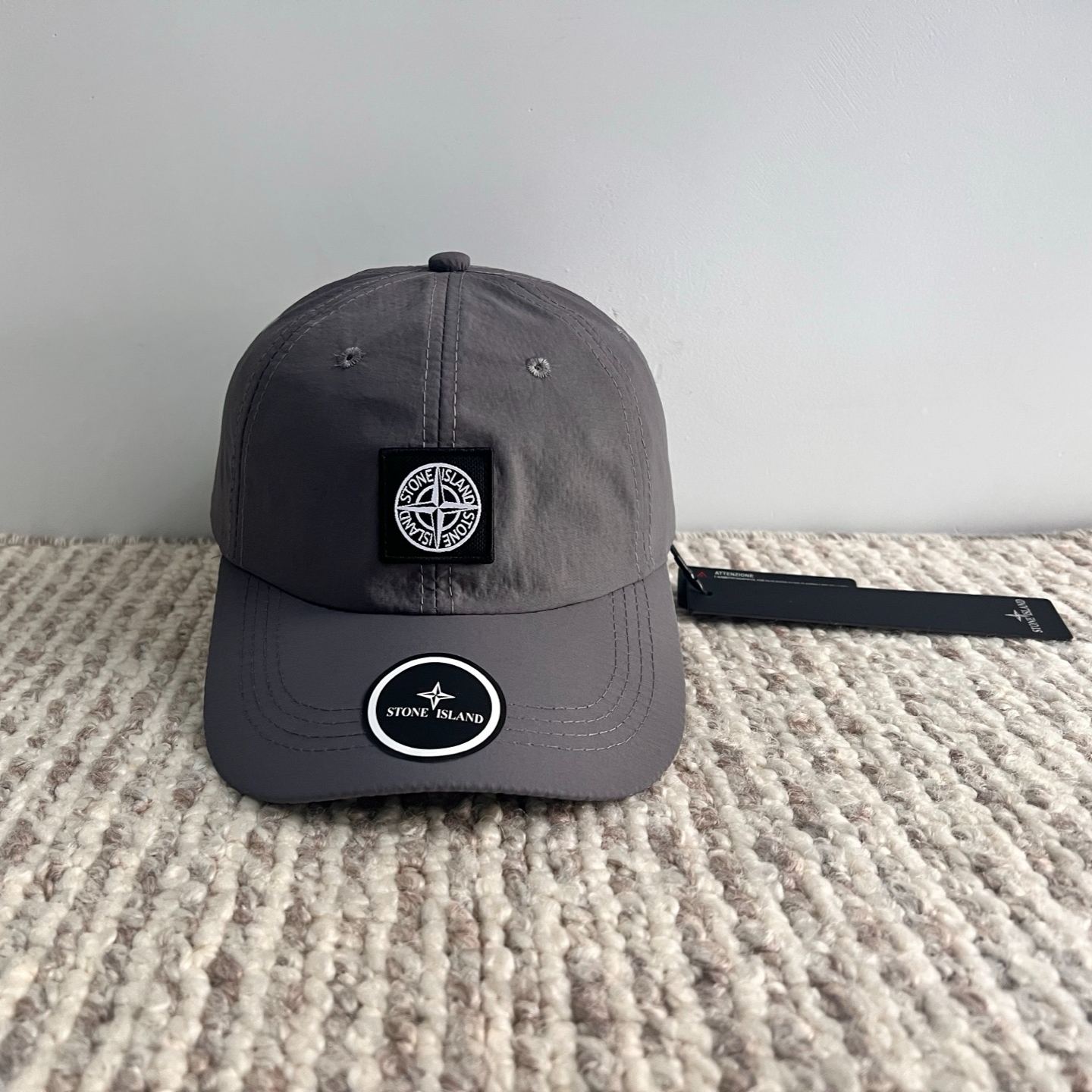 Stone Island Compass-patch baseball cap（9100001-Black）