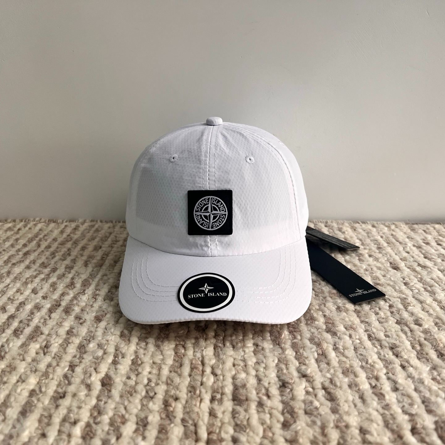 Stone Island Compass-patch baseball cap（9100001-Black）