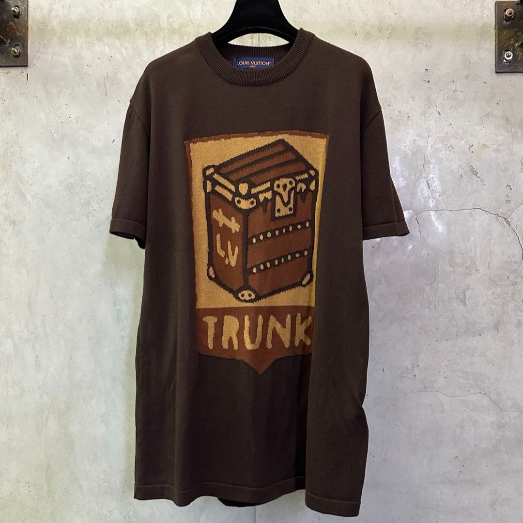 Louis Vuitton box embroidery t-shirt（435506）