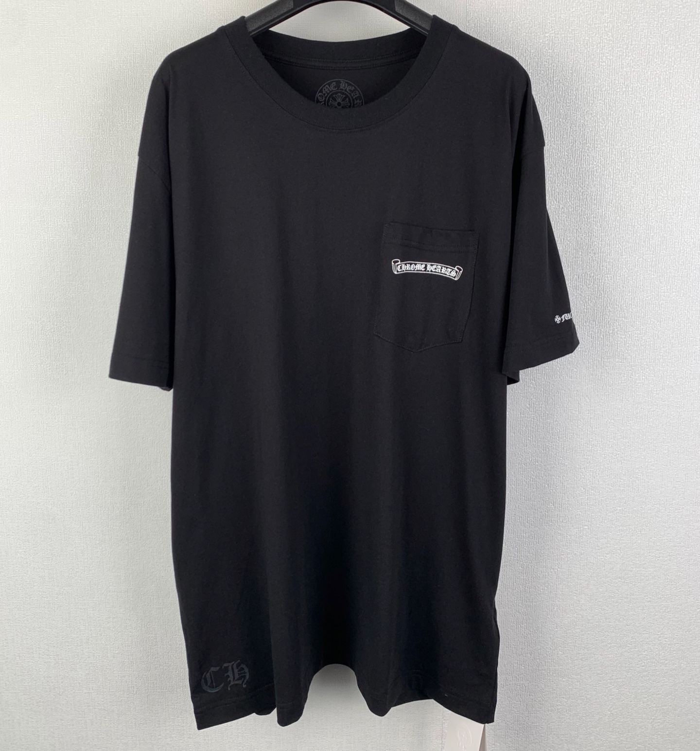 Chrome Hearts Scroll Tag Men's Short-Sleeve T-Shirt (1002504CHSOTB）