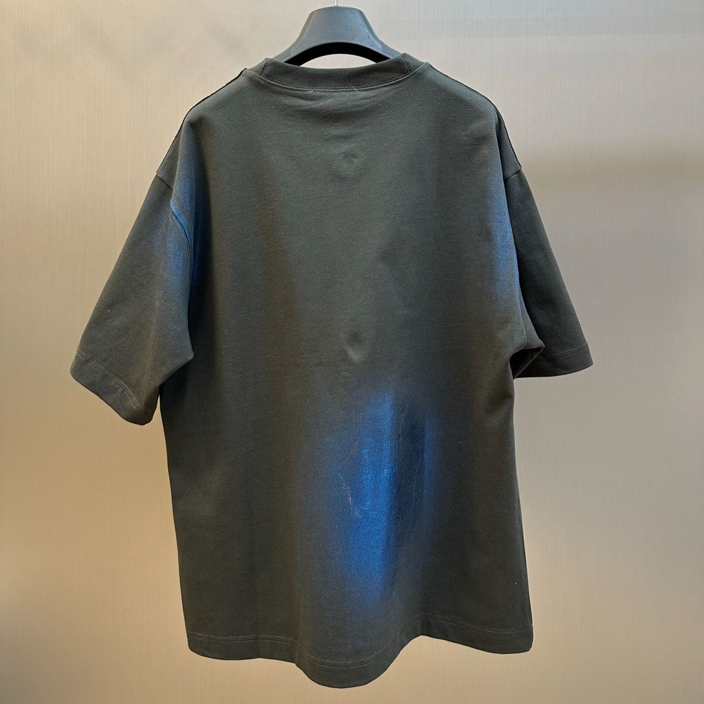 Acne Studios Logo T-Shirt - Blue/Khaki (CL0348-DM1）