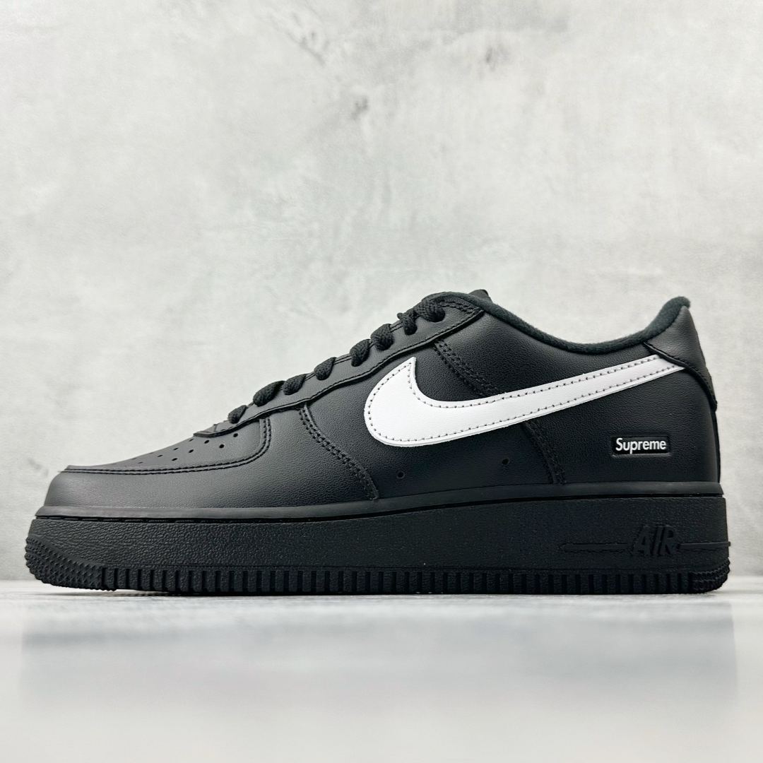 Supreme × Nike Air Force 1 Low "Black/White"（CU9225-002）