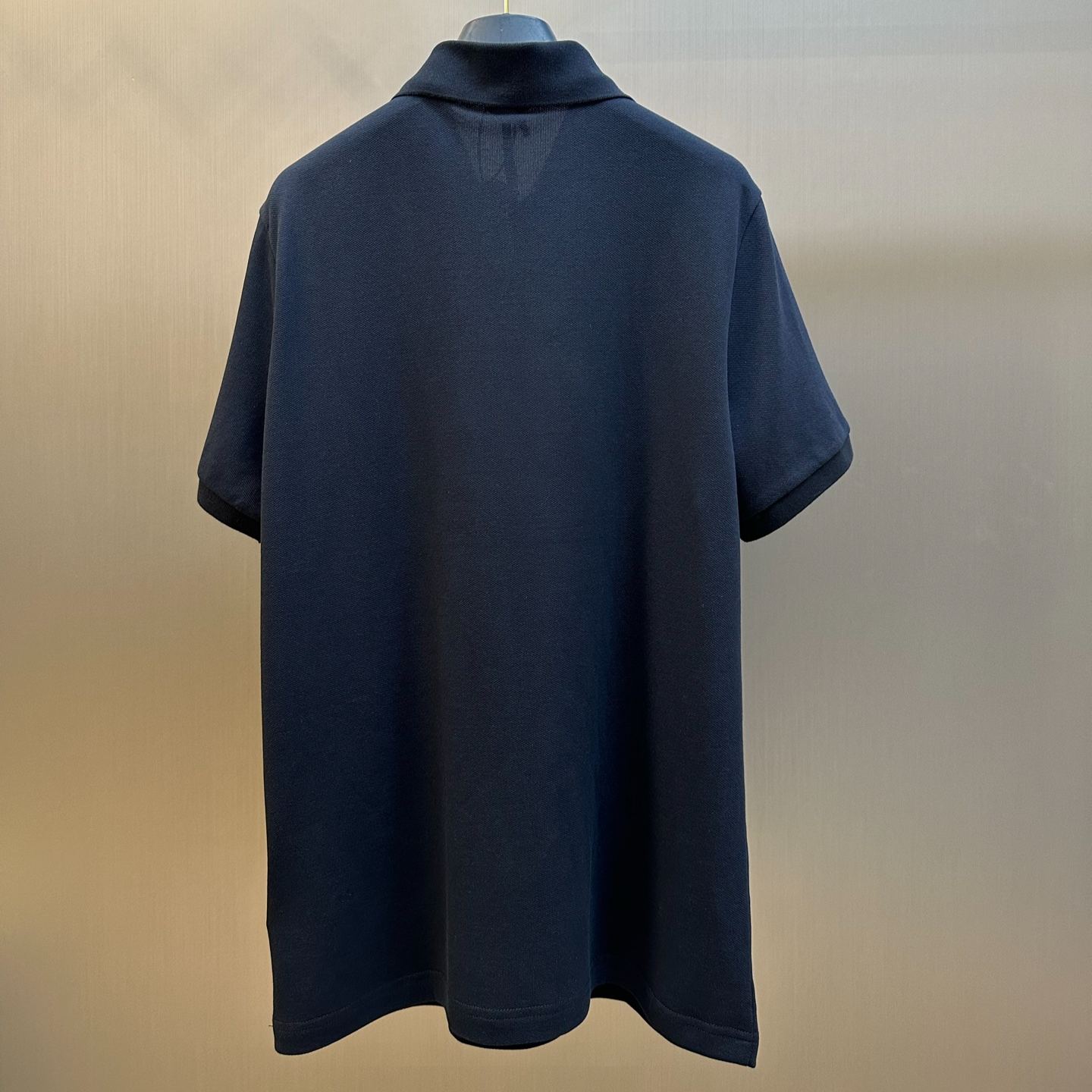 Moncler Black Men's Logo Polo Shirt Cotton Piqué Polo Shirt（L10918A0001284556999）