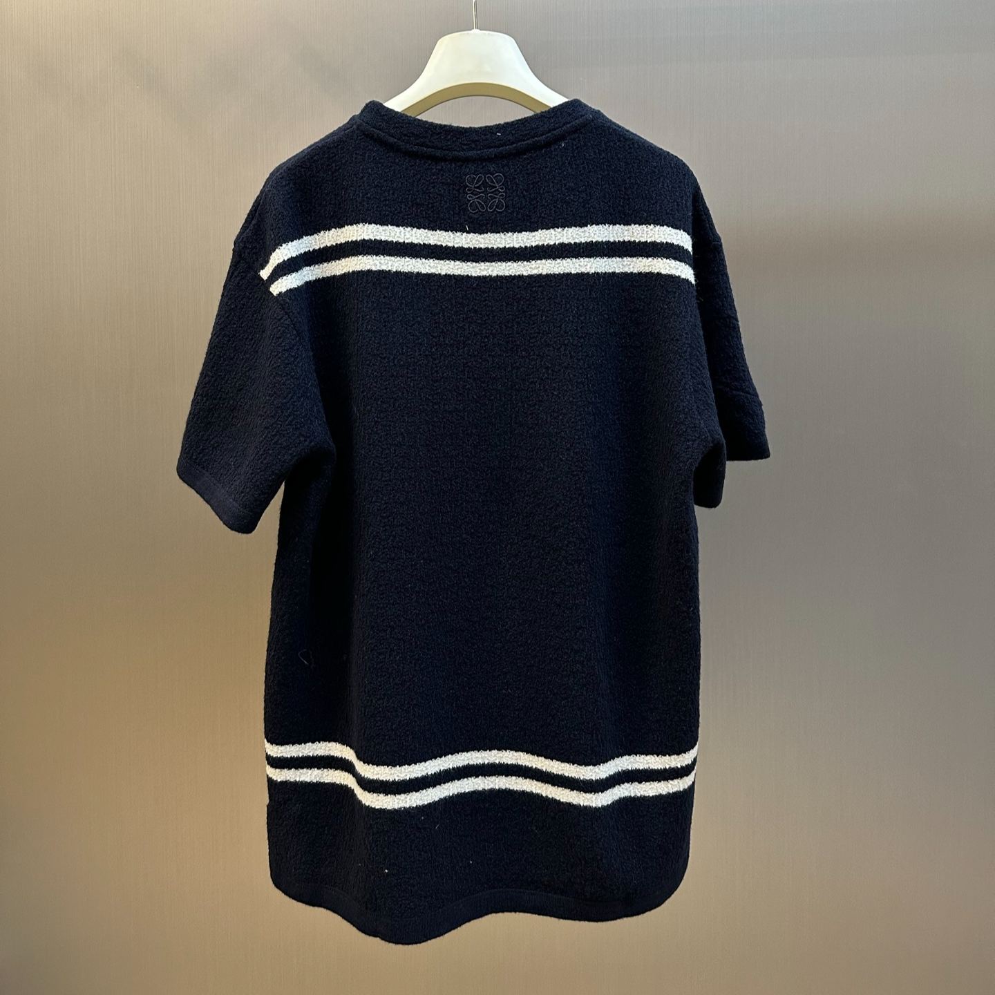 LOEWE Oversized fit T-shirt in wool Blue (H526Y22XD8-5118）