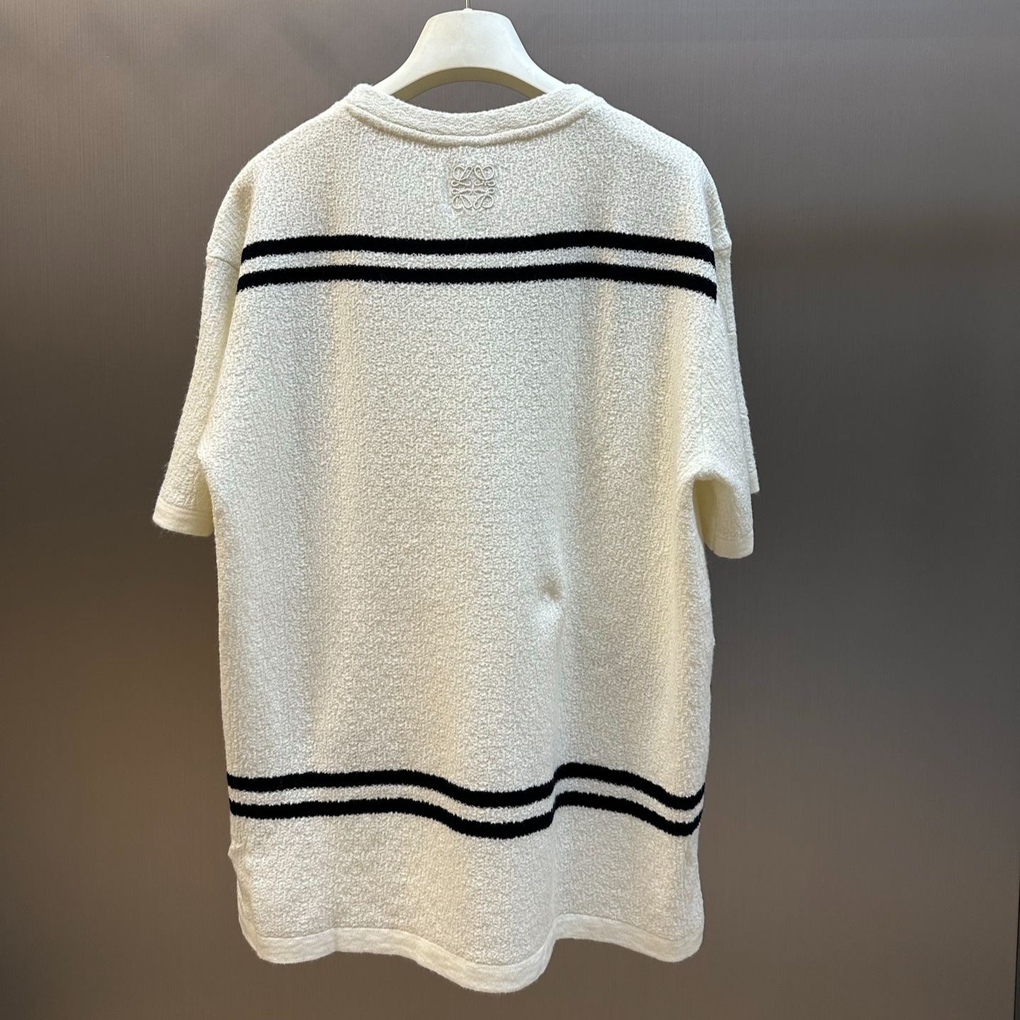 LOEWE Oversized fit T-shirt in wool Blue (H526Y22XD8-5118）