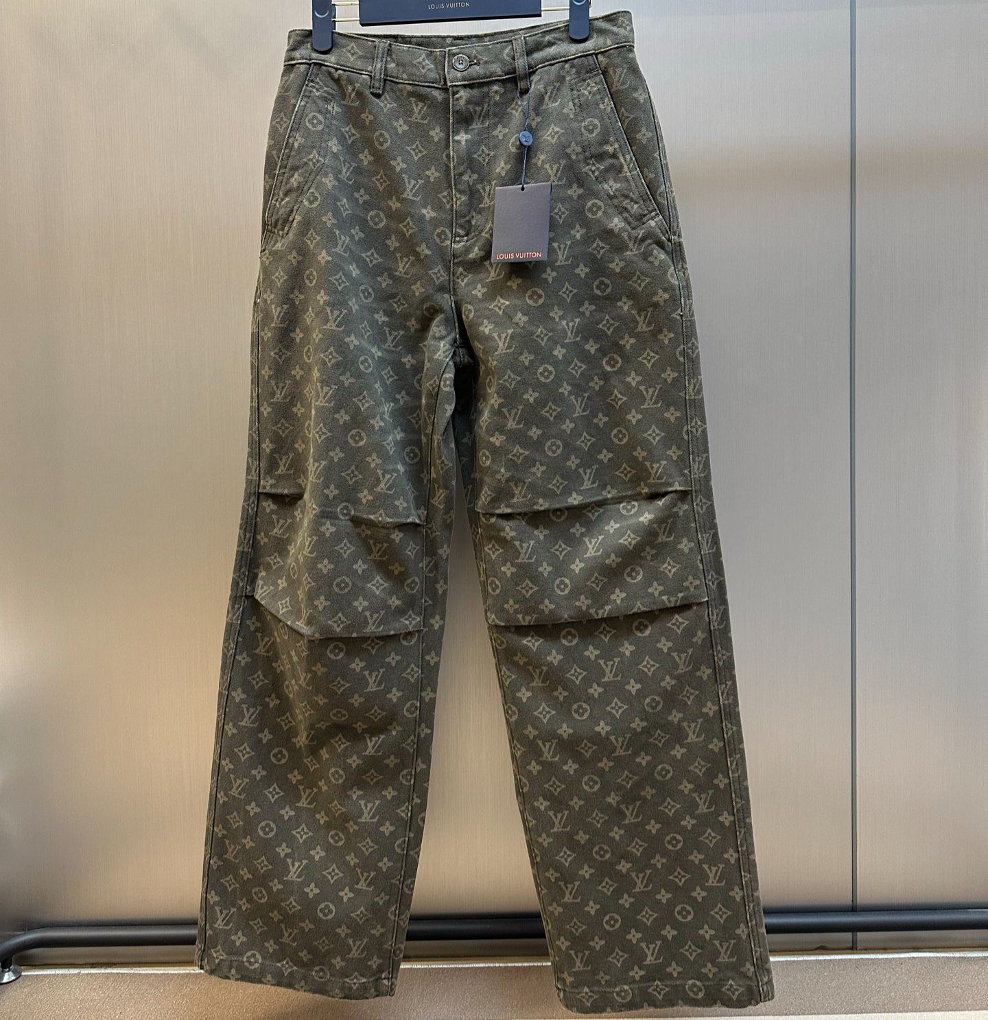 Louis Vuitton Monogram Waxed Denim Pants（1AJBJA）