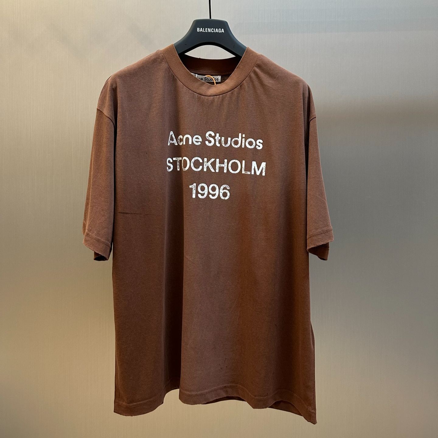 Acne Studios Exford 1996 T-Shirt Chocolate Brown (CL0196-ADN）