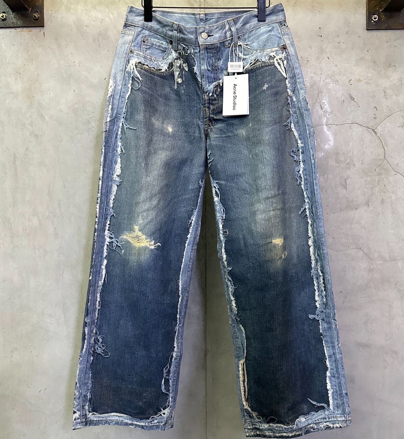 Acne Studios trompe-l’œil jeans - 1981 (RW-UX-TROU000001）