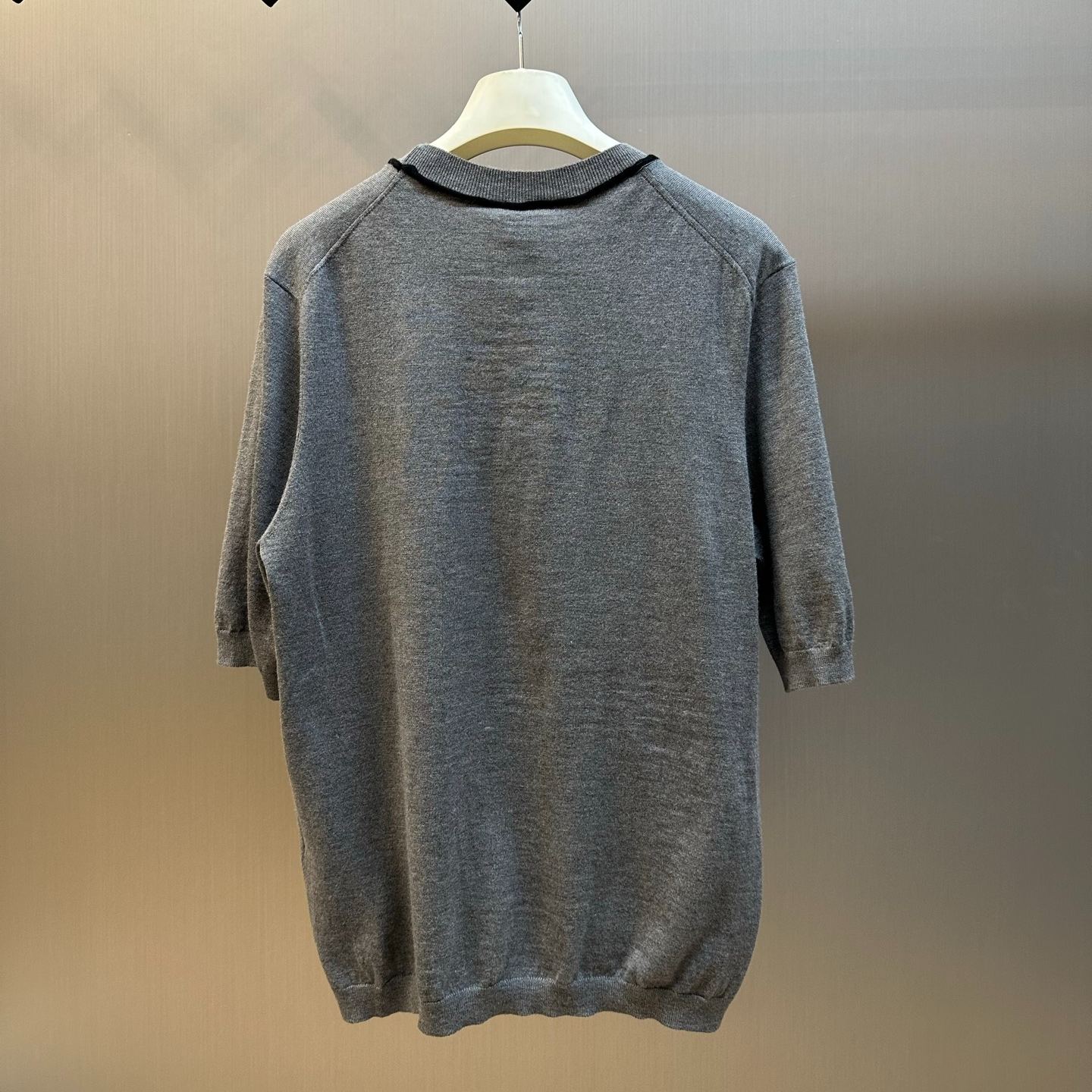 LOEWE logo-detail knitted T-shirt(S359Y55K43-4004）