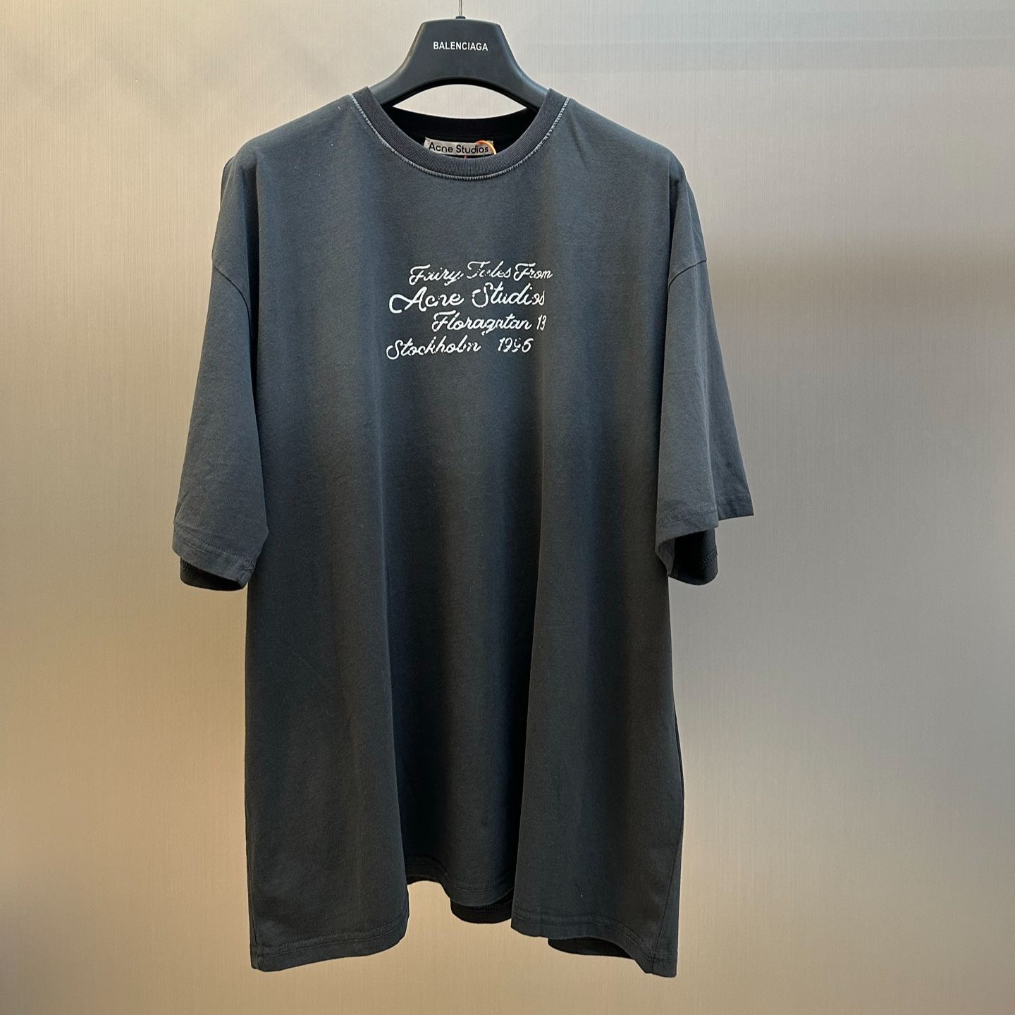 Acne Studios - Edra Fairytale T-Shirt in Black(AL0500-900）