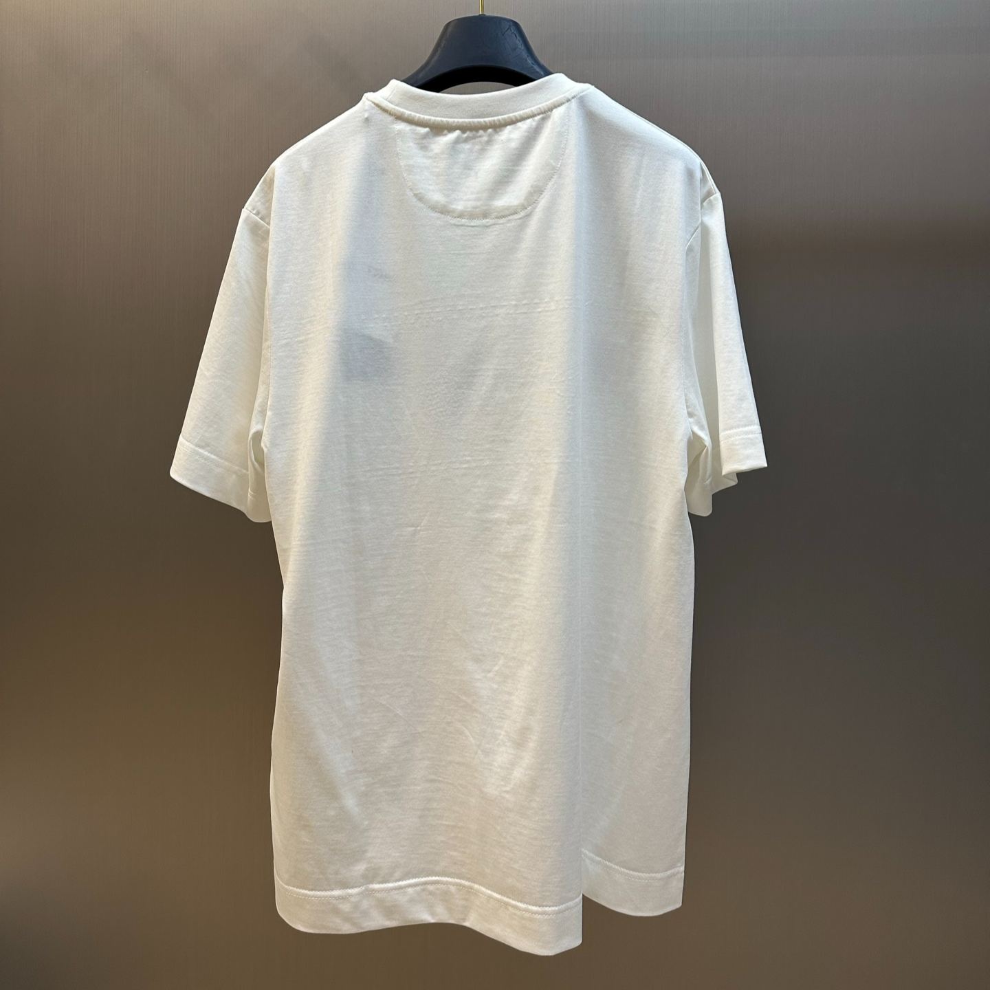 FENDI White Cotton T-shirt(FY0936B05NF0H0G）